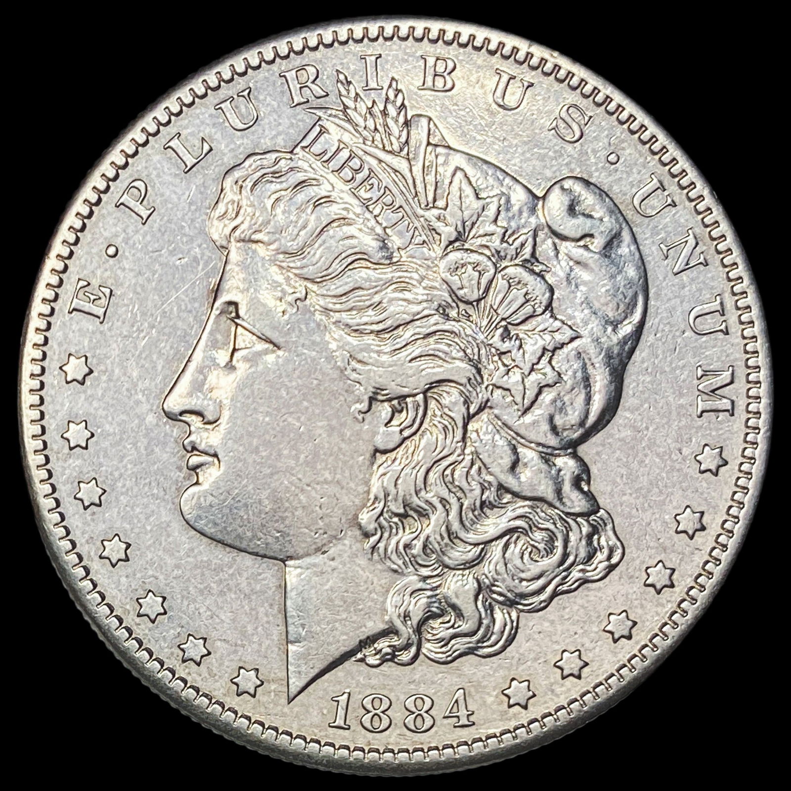1884-S Silver Morgan Dollar CLOSELY  UNCIRCULATED (1 of 2)