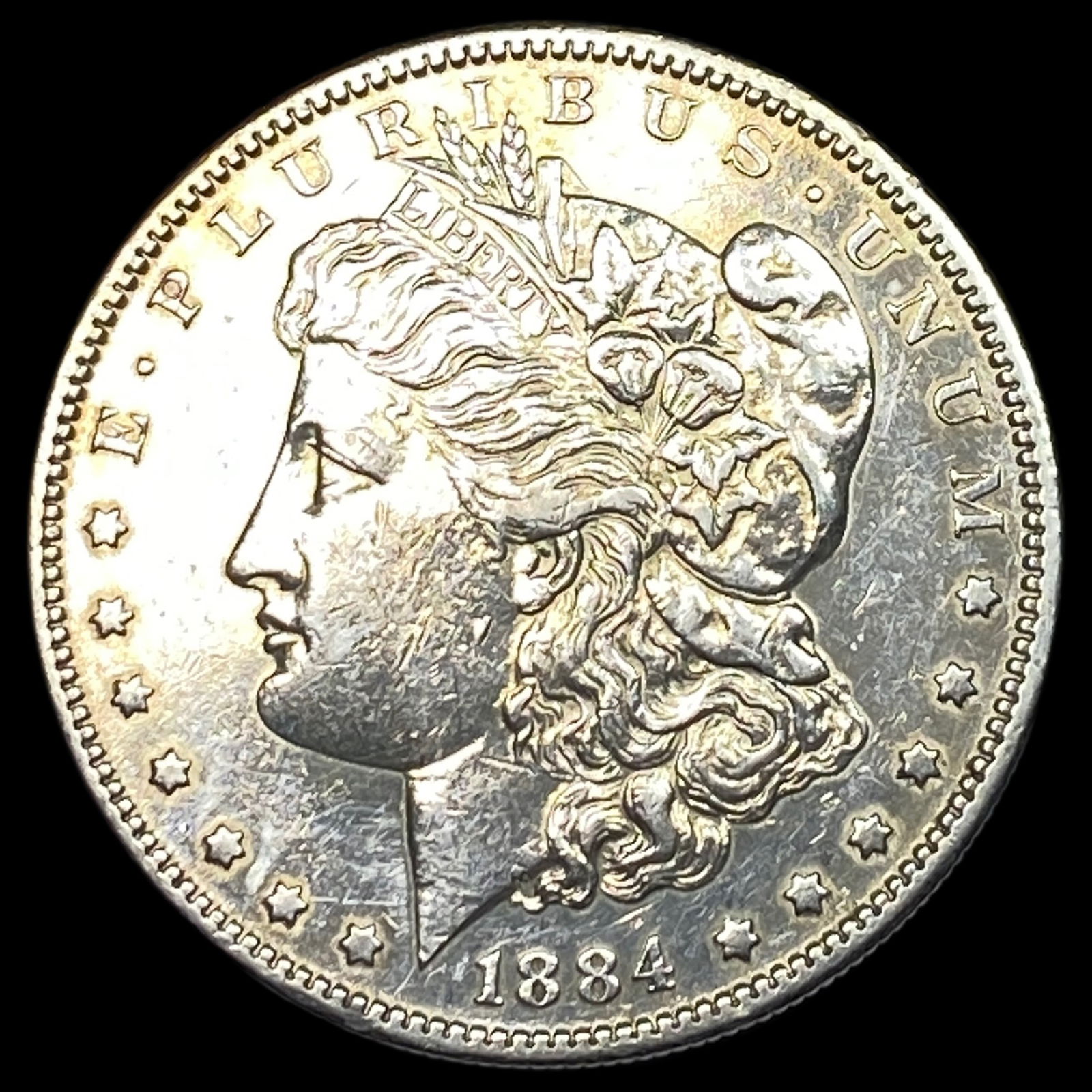1884-S Silver Morgan Dollar CLOSELY  UNCIRCULATED (1 of 2)