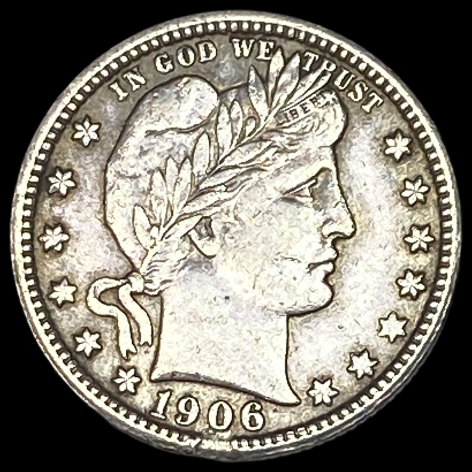 1906 Barber Quarter NEARLY UNCIRCULATED (1 of 2)