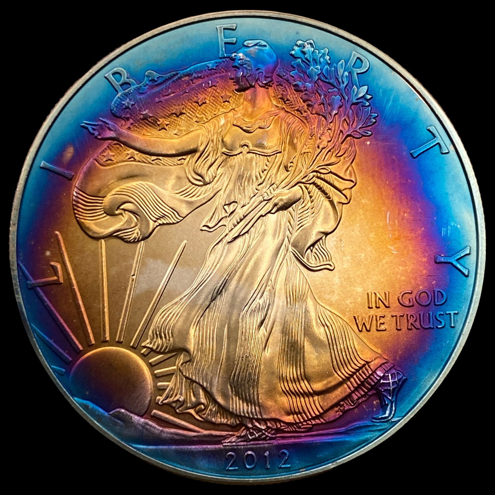 2012 1oz Silver American Eagle $1 SUPERB GEM BU (1 of 2)