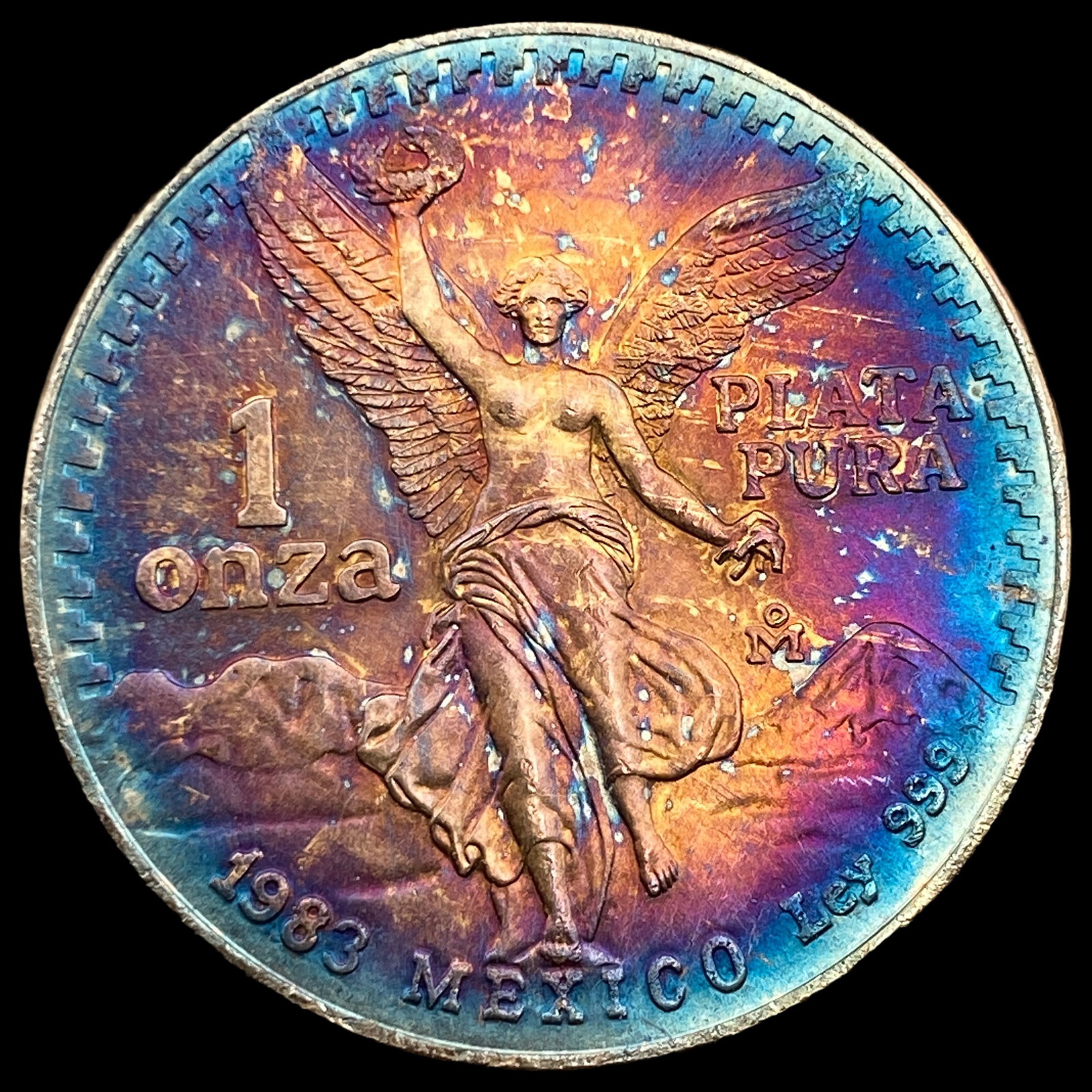 1983 Mexico Silver 1 Onza Libertad SUPERB GEM BU: 1983 Mexico Silver 1 Onza Libertad SUPERB GEM BU