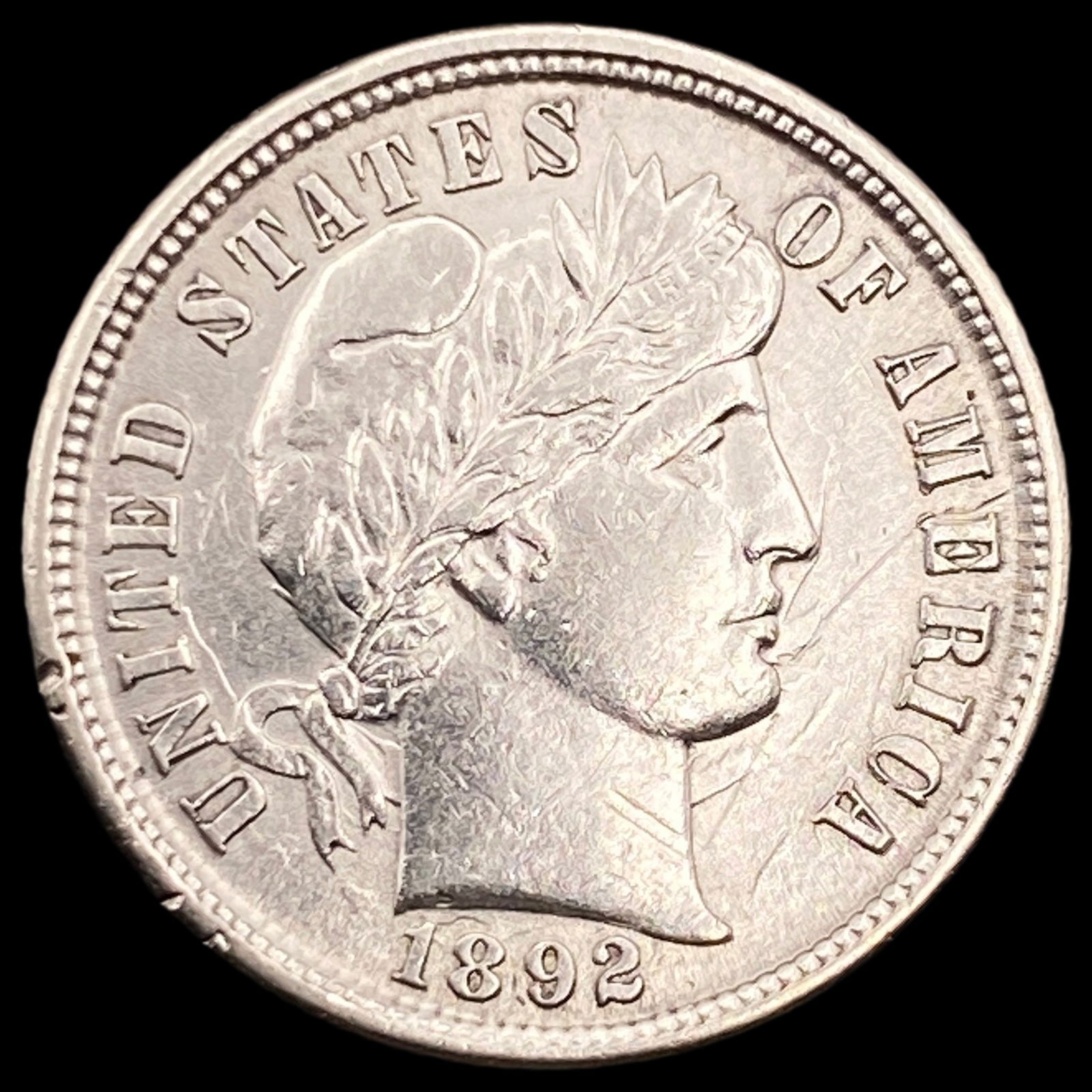 1892 Silver Barber Dime CHOICE AU (1 of 2)