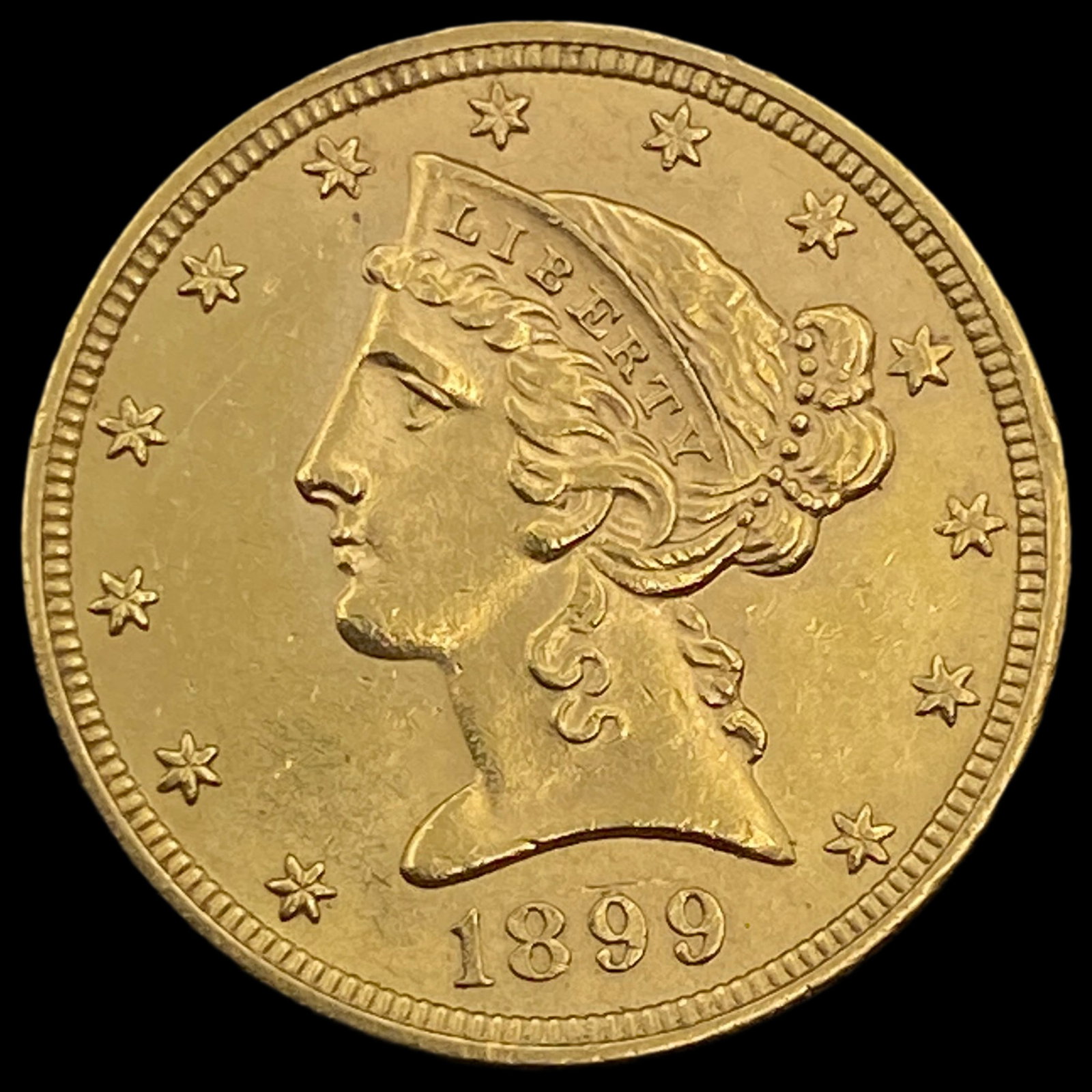 1899 Liberty Head $5 Half Eagle UNCIRCULATED (1 of 2)