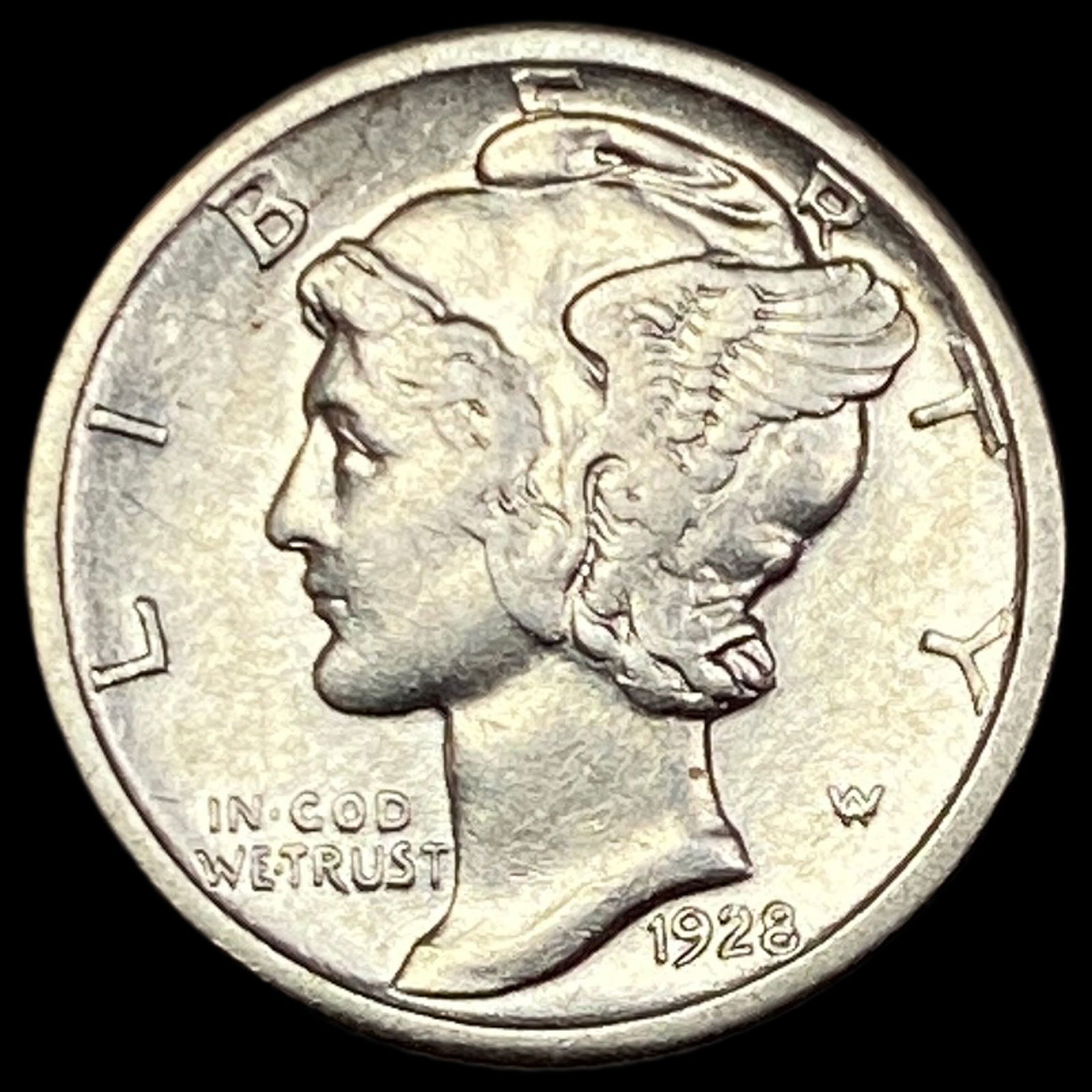 1928-S Mercury Dime CLOSELY UNCIRCULATED (1 of 2)