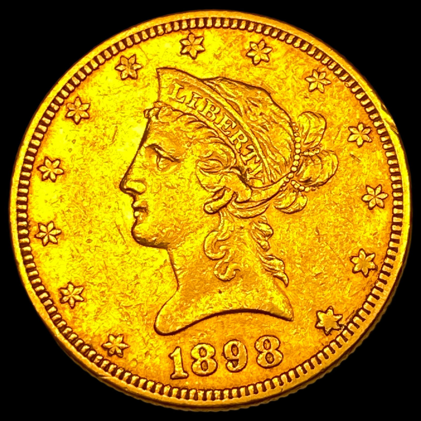 1898 Liberty Head $10 Eagle CLOSELY  UNCIRCULATED (1 of 2)