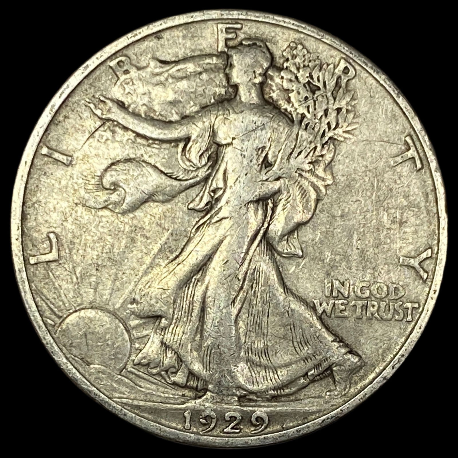 1929-D Walking Liberty Half Dollar CLOSELY UNCIRCULATED (1 of 2)