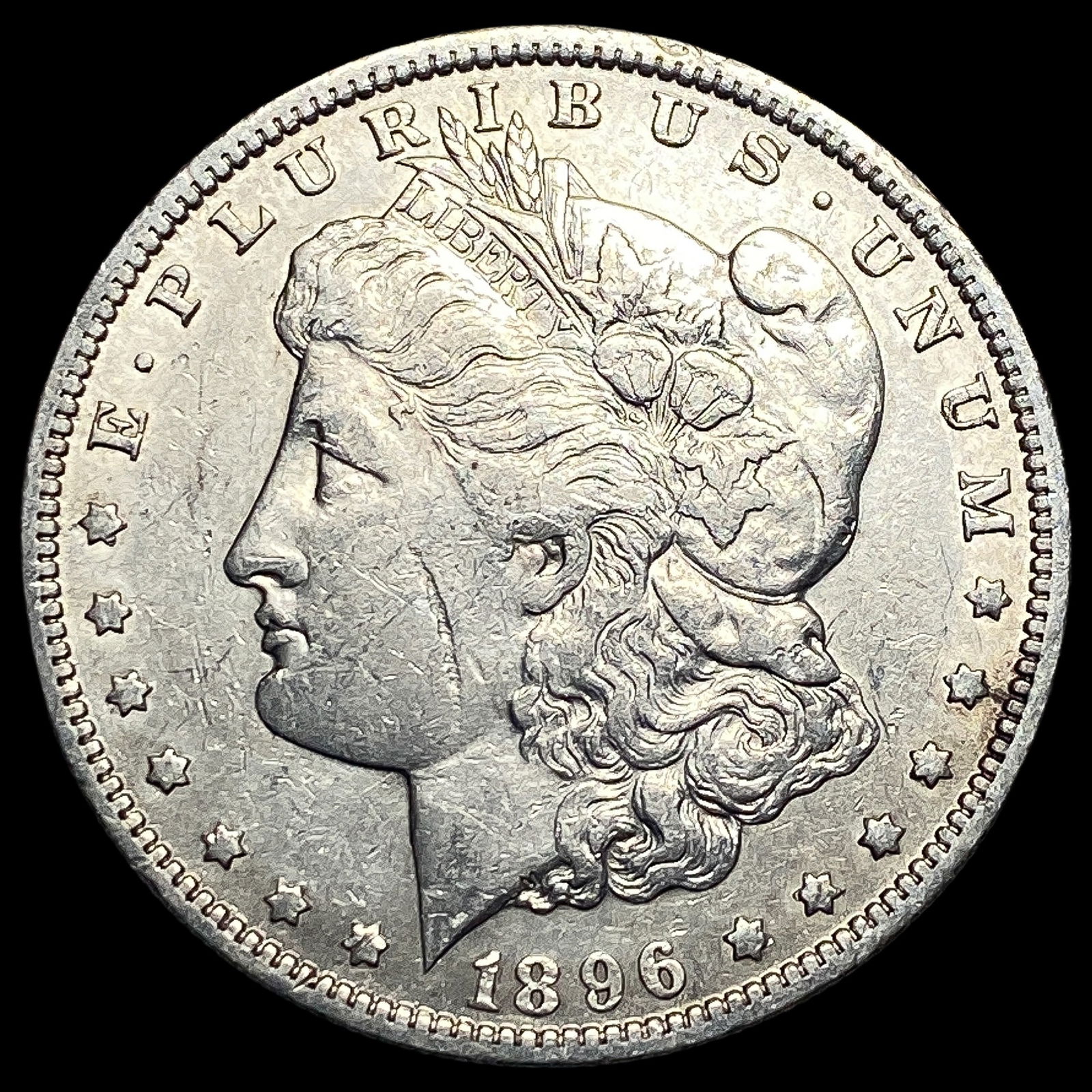 1896-O Silver Morgan Dollar NEARLY  UNCIRCULATED (1 of 2)