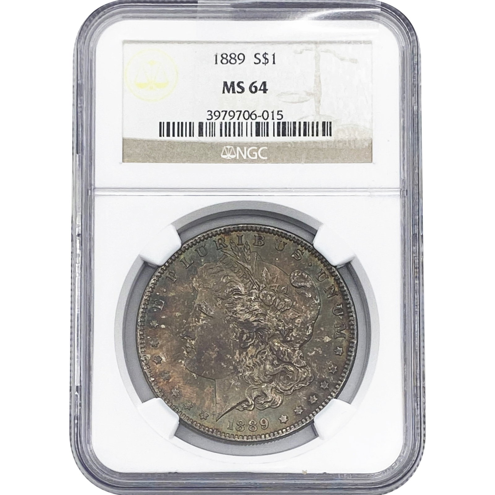 1889 Morgan Silver Dollar NGC MS64 (1 of 2)