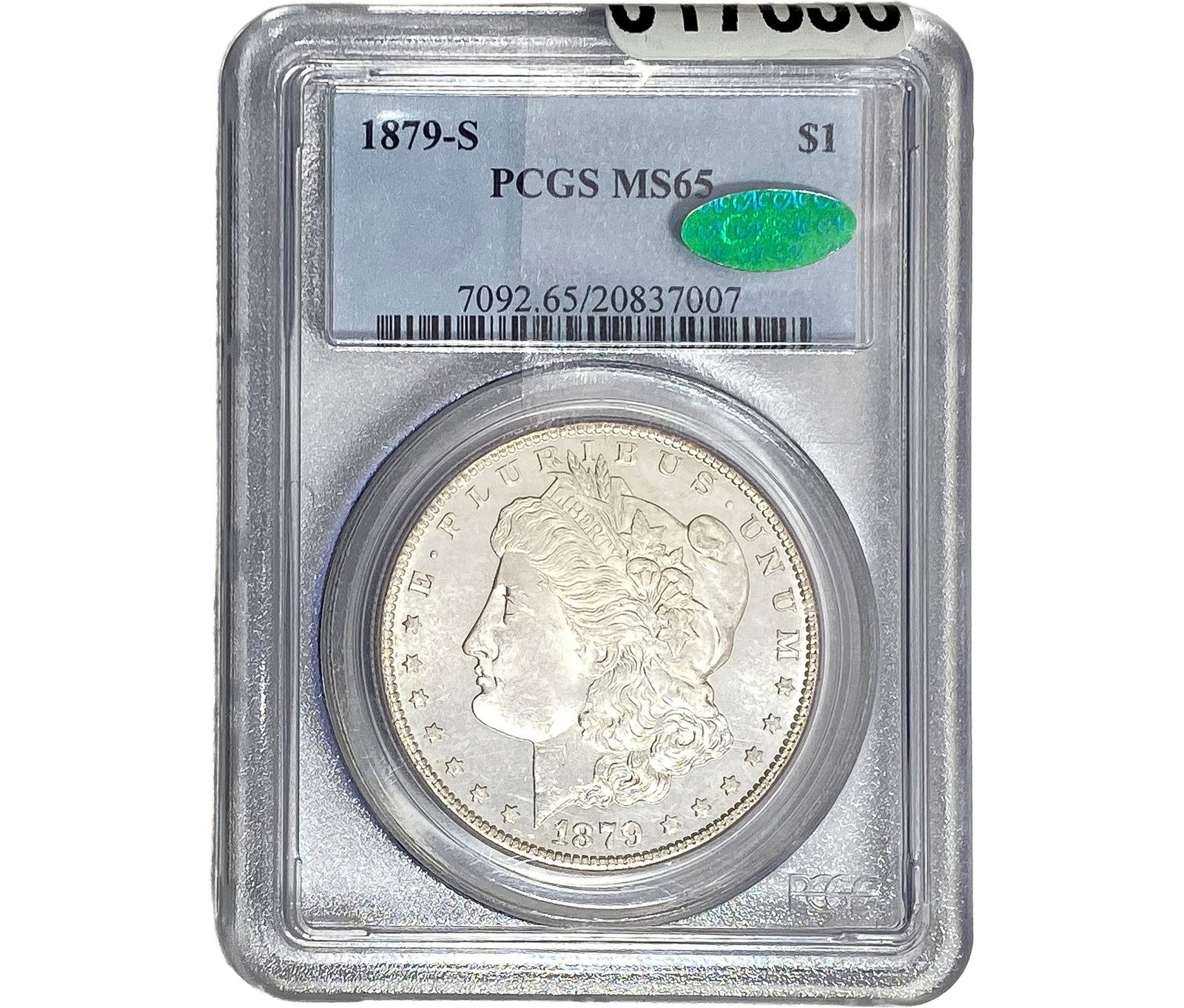 1879-S CAC Morgan Silver Dollar PCGS MS65 (1 of 2)