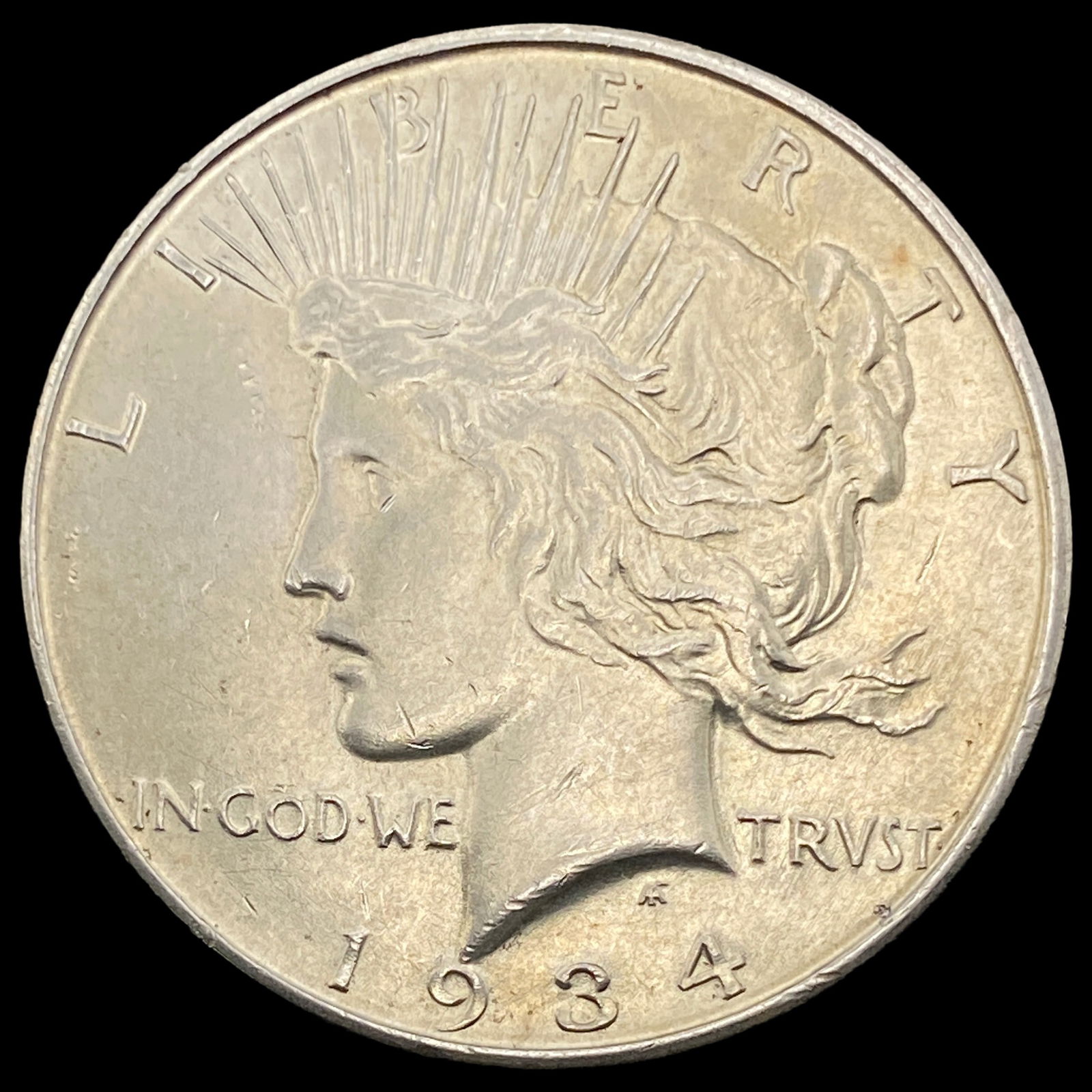 1934-D Peace Silver Dollar CLOSELY UNCIRCULATED (1 of 2)