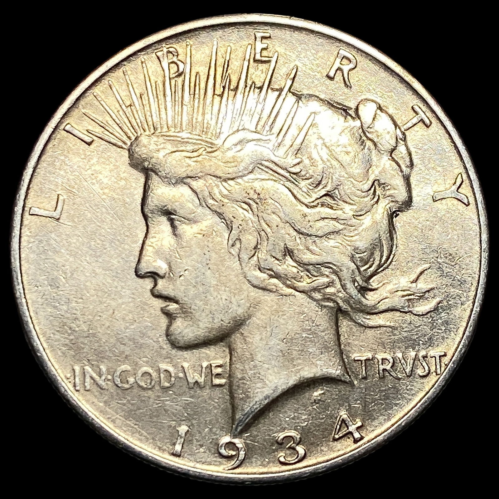 1934-D Silver Peace Dollar CHOICE AU (1 of 2)