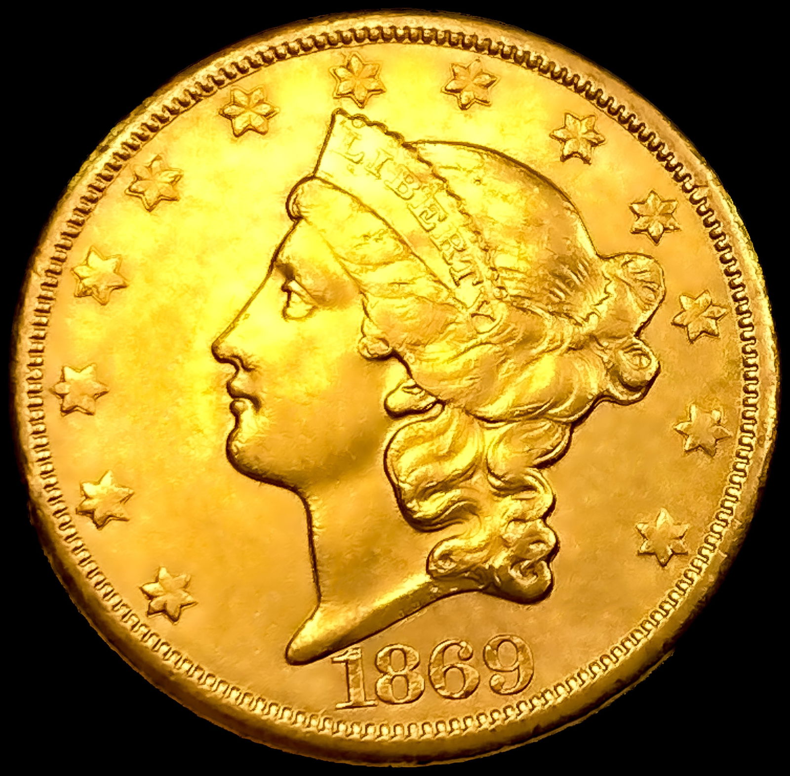 1869-S $20 Gold Double Eagle (1 of 2)