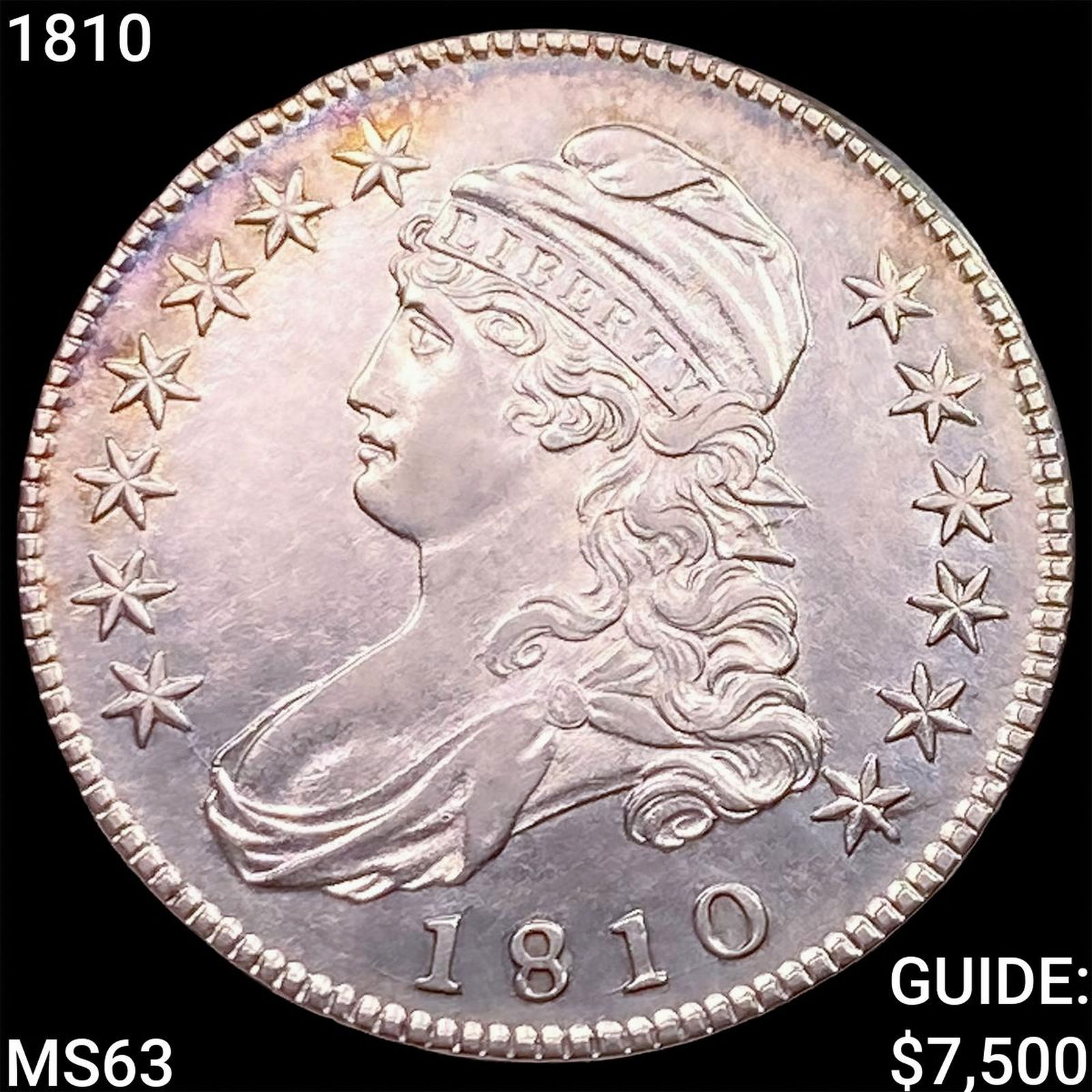 1810 Capped Bust Half Dollar CHOICE BU (1 of 2)