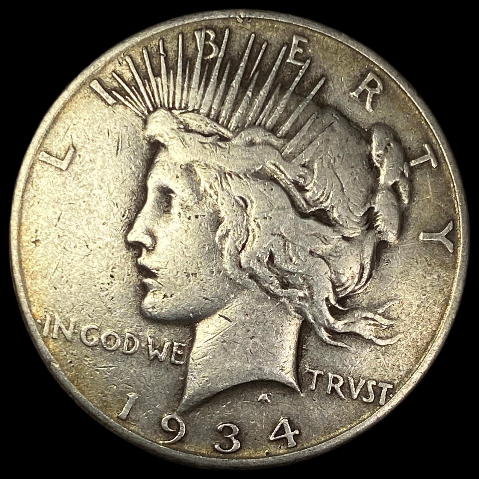 1934-S Silver Peace Dollar LIGHTLY CIRCULATED (1 of 2)