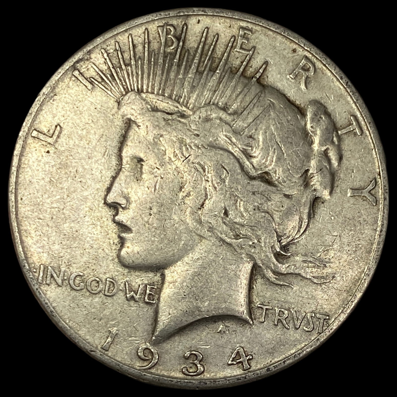1934-S Silver Peace Dollar LIGHTLY CIRCULATED (1 of 2)