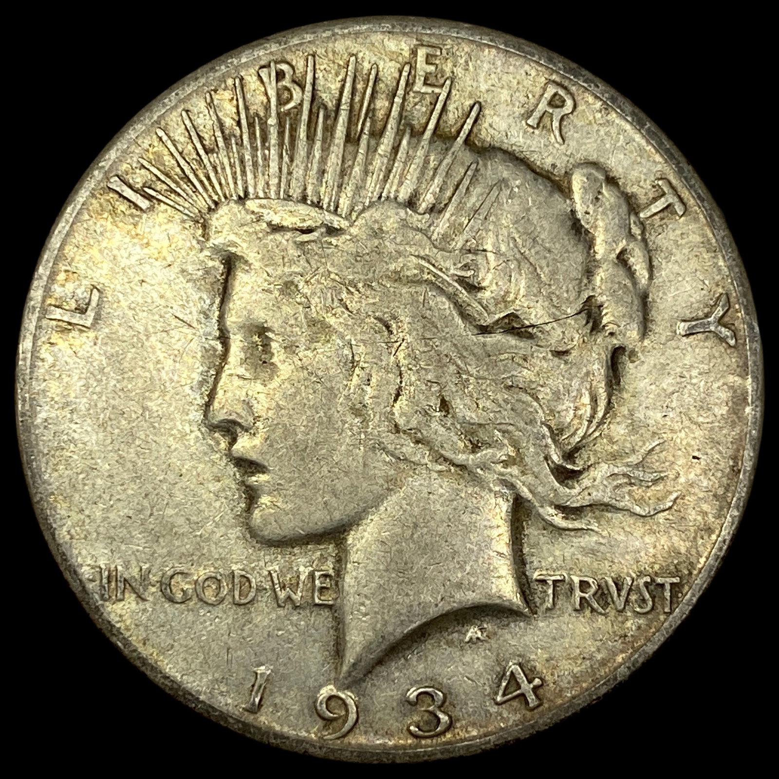 1934-S Silver Peace Dollar LIGHTLY CIRCULATED (1 of 2)