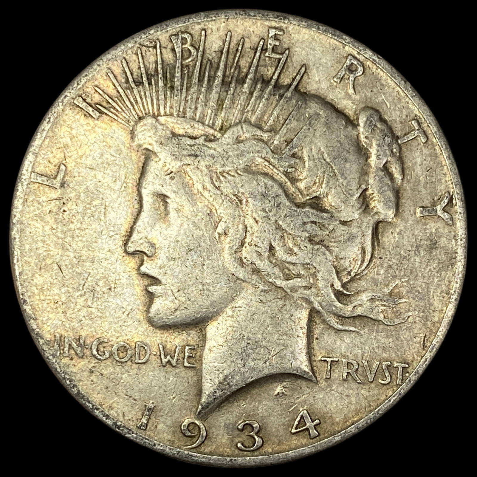 1934-S Silver Peace Dollar LIGHTLY CIRCULATED (1 of 2)