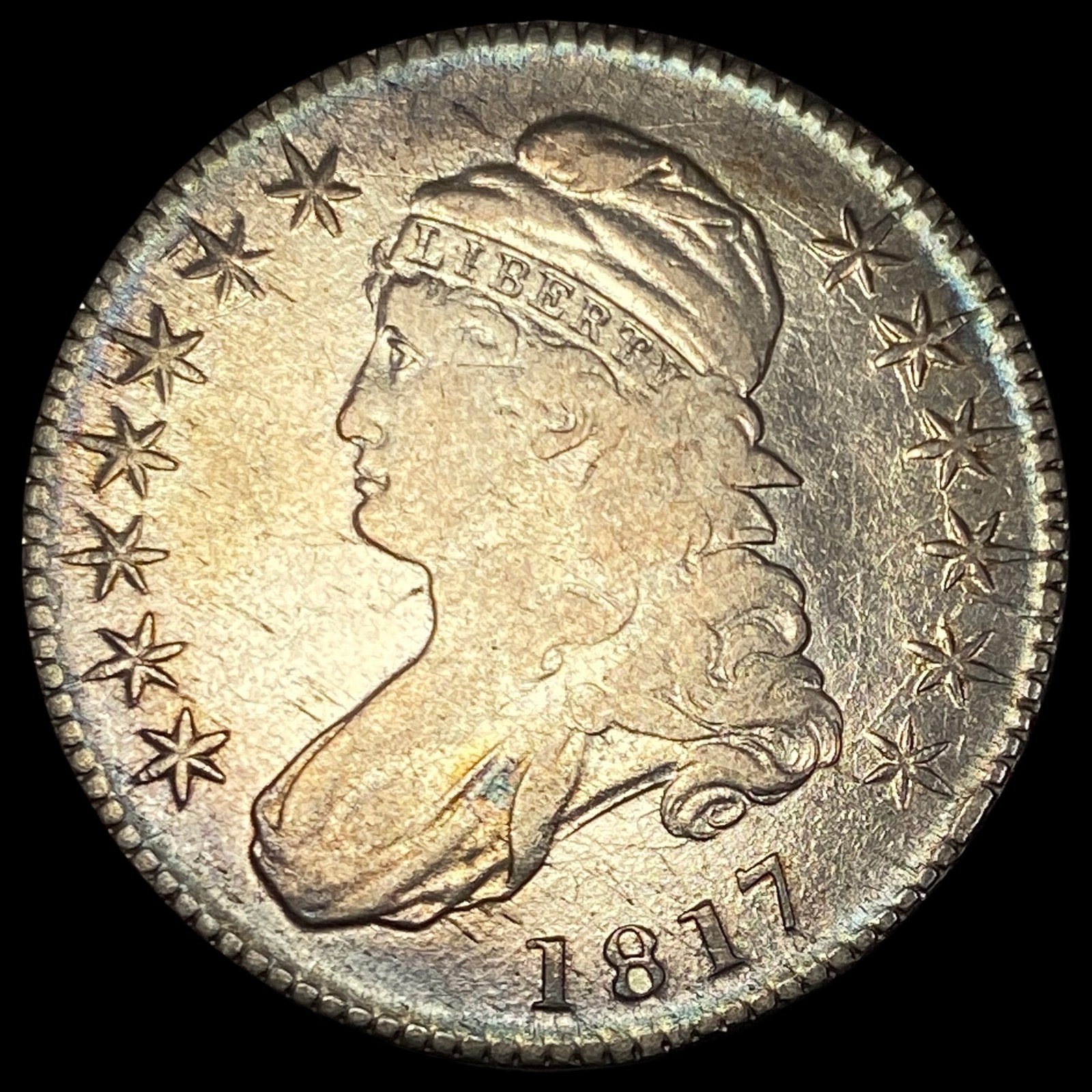 1817 Capped Bust Half Dollar NEARLY  UNCIRCULATED (1 of 2)