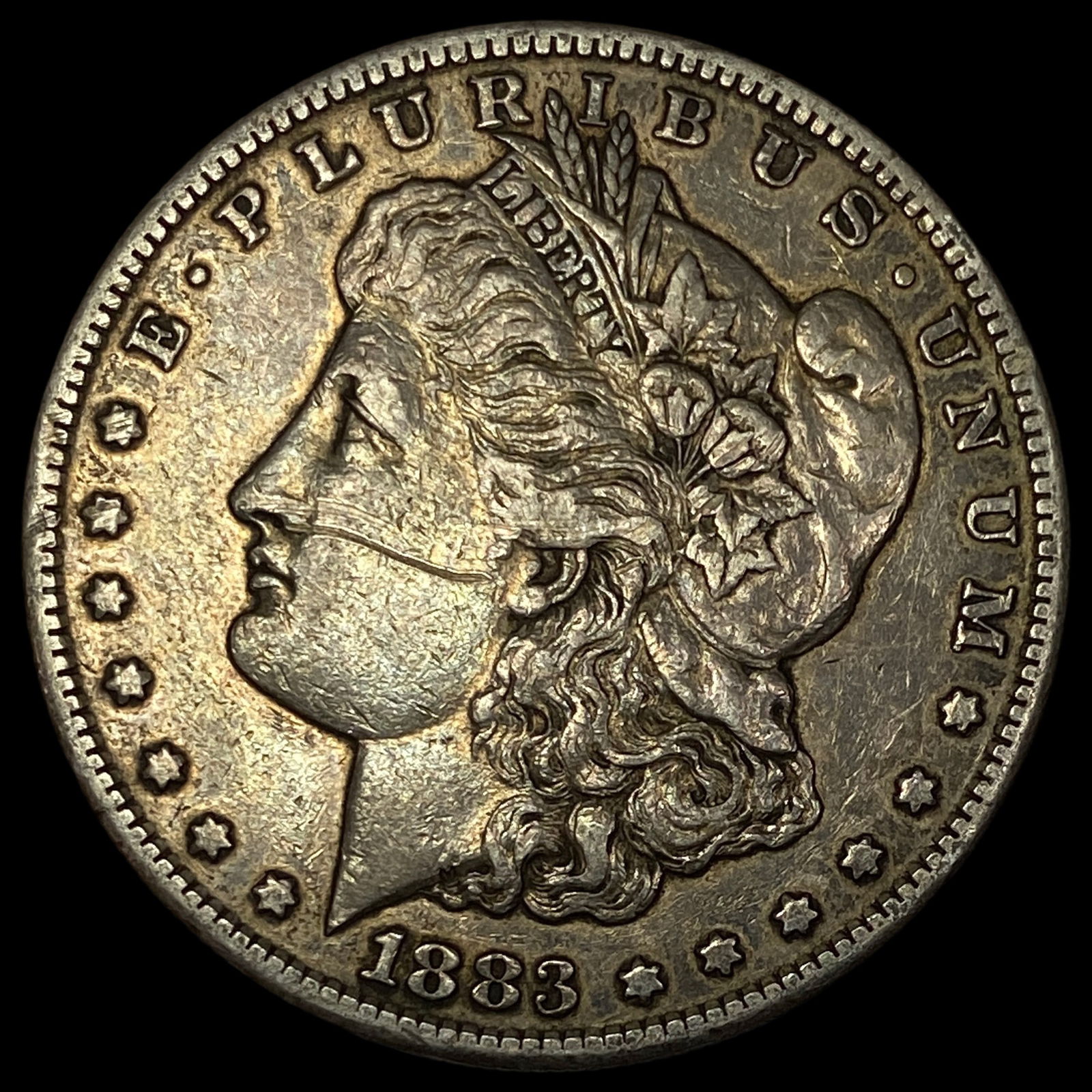 1883-S Silver Morgan Dollar NEARLY  UNCIRCULATED (1 of 2)