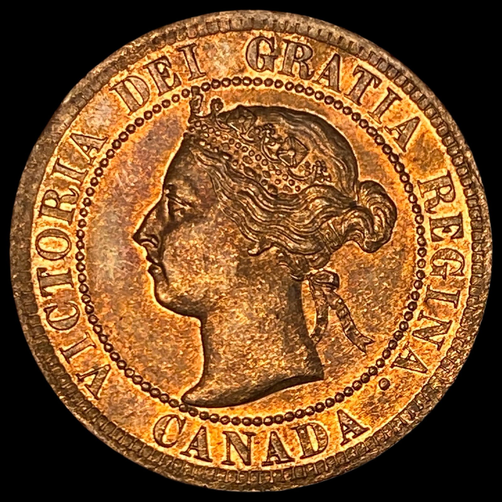 1896 Canada 1 Cent Victoria Copper  UNCIRCULATED (1 of 2)