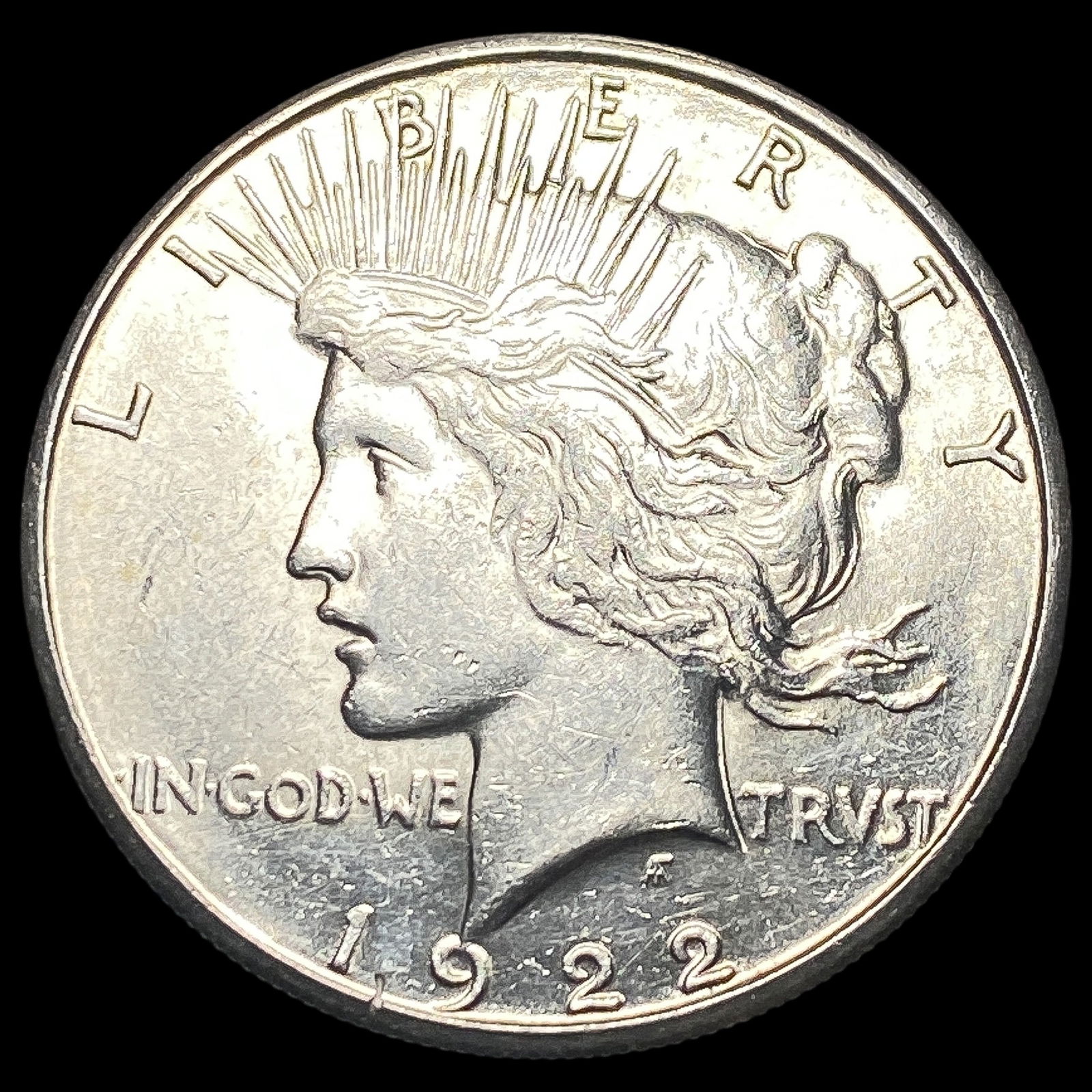 1922-S Silver Peace Dollar UNC (1 of 2)