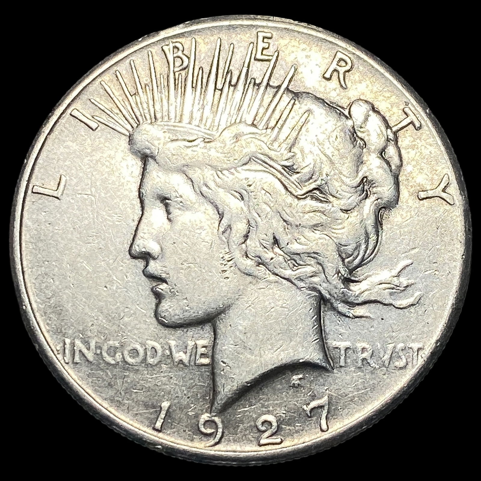 1927 Peace Silver Dollar NEARLY UNCIRCULATED (1 of 2)