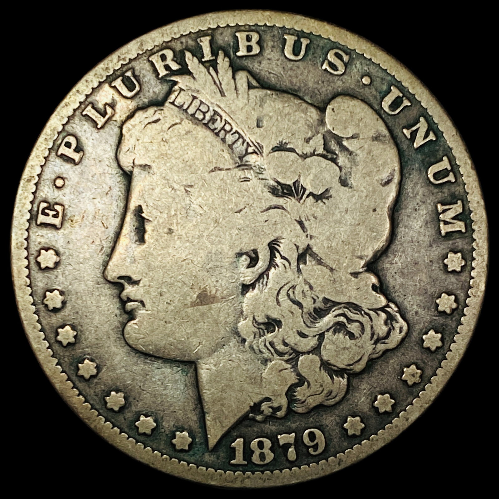 1879-CC Morgan Silver Dollar LIGHTLY CIRCULATED: 1879-CC Morgan Silver Dollar LIGHTLY CIRCULATED