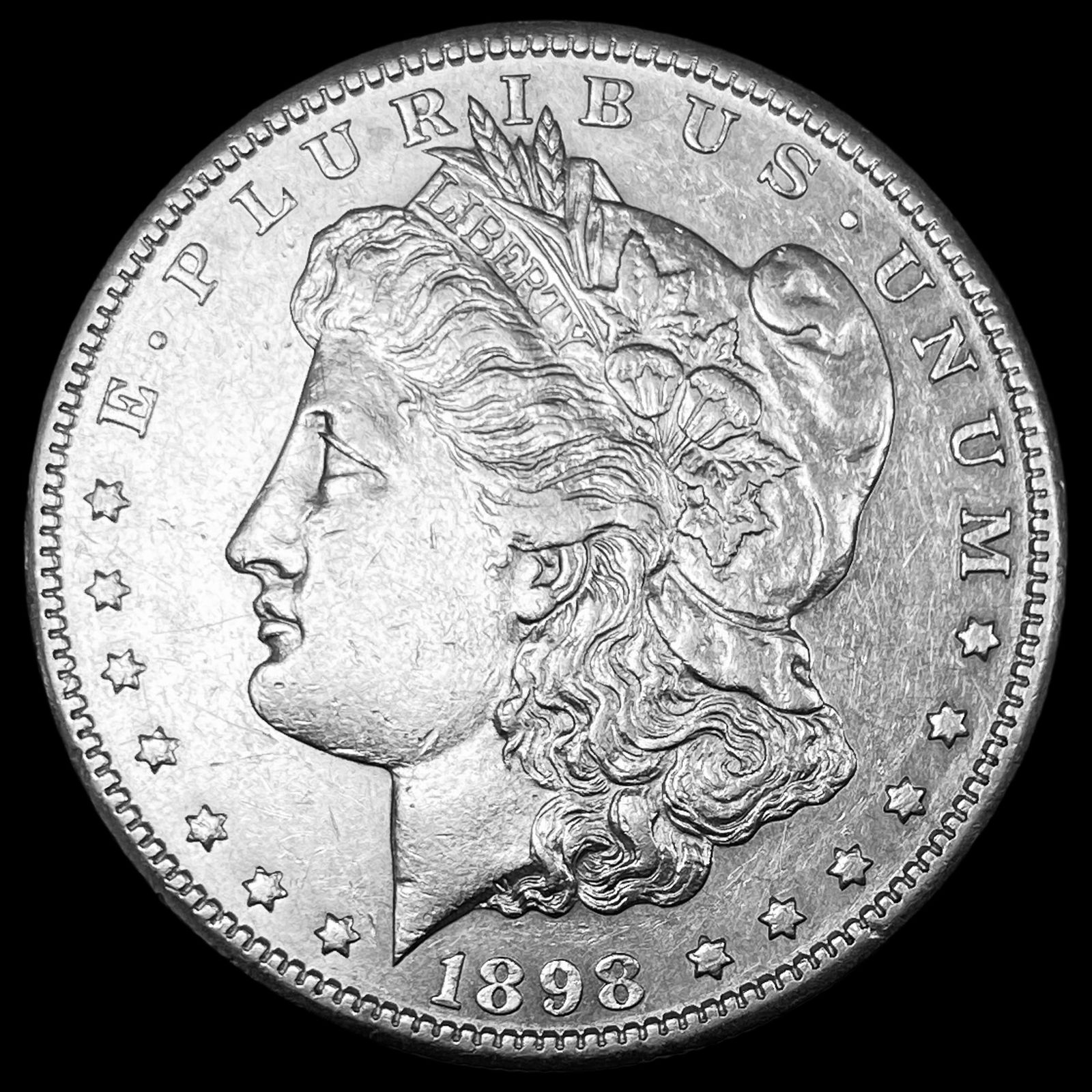 1898-S Silver Morgan Dollar CLOSELY  UNCIRCULATED (1 of 2)