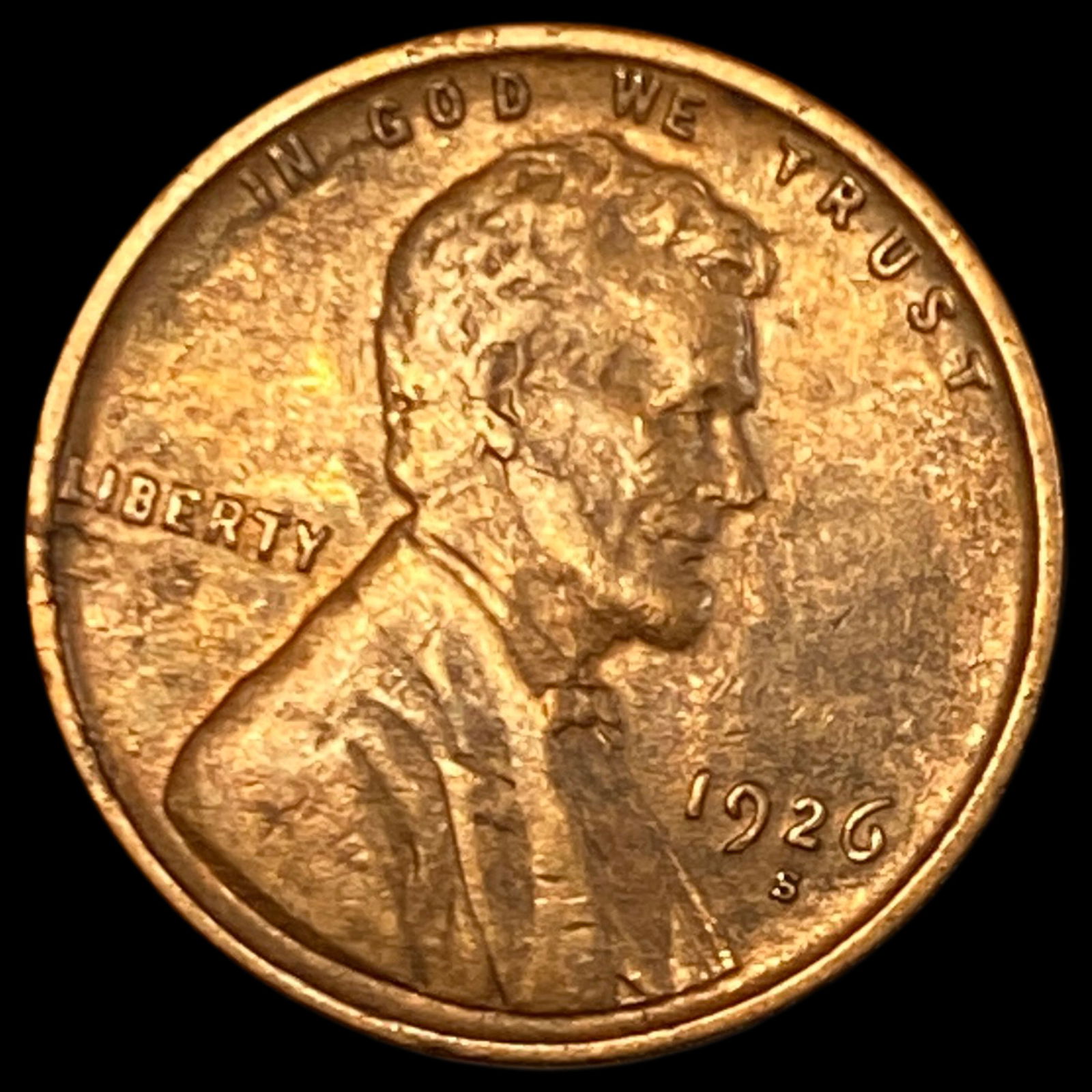 1926-S Lincoln Wheat Cent CLOSELY  UNCIRCULATED (1 of 2)