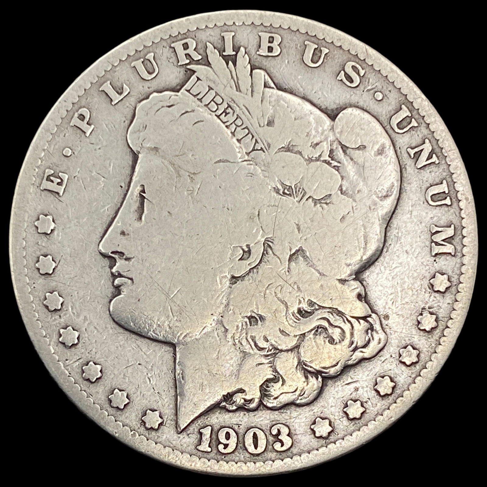1903-S Silver Morgan Dollar NICELY CIRCULATED (1 of 2)