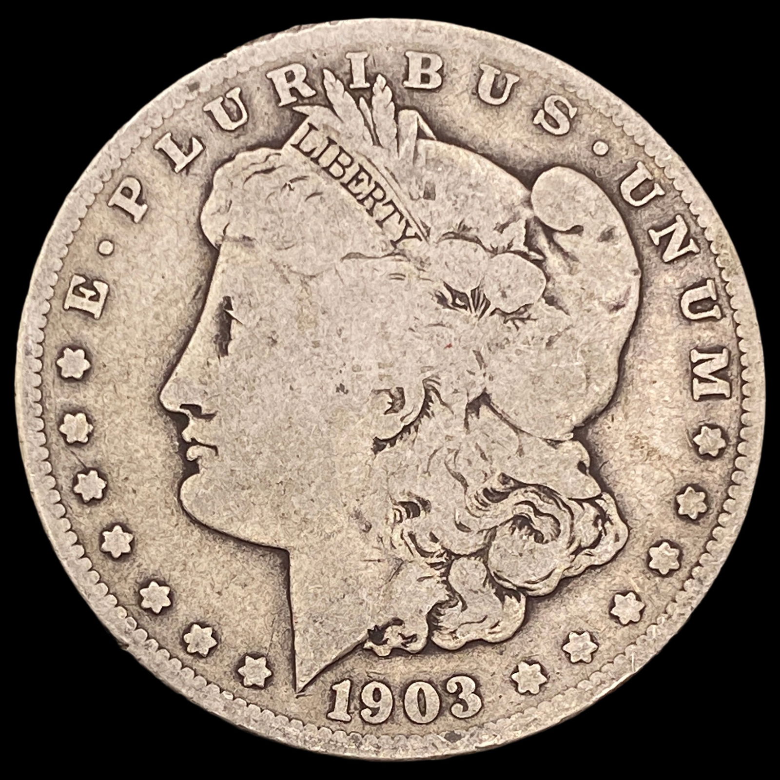 1903-S Silver Morgan Dollar NICELY CIRCULATED (1 of 2)