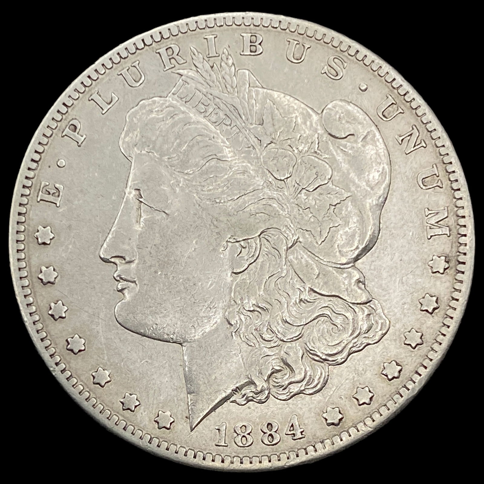1884-S Silver Morgan Dollar CLOSELY  UNCIRCULATED (1 of 2)