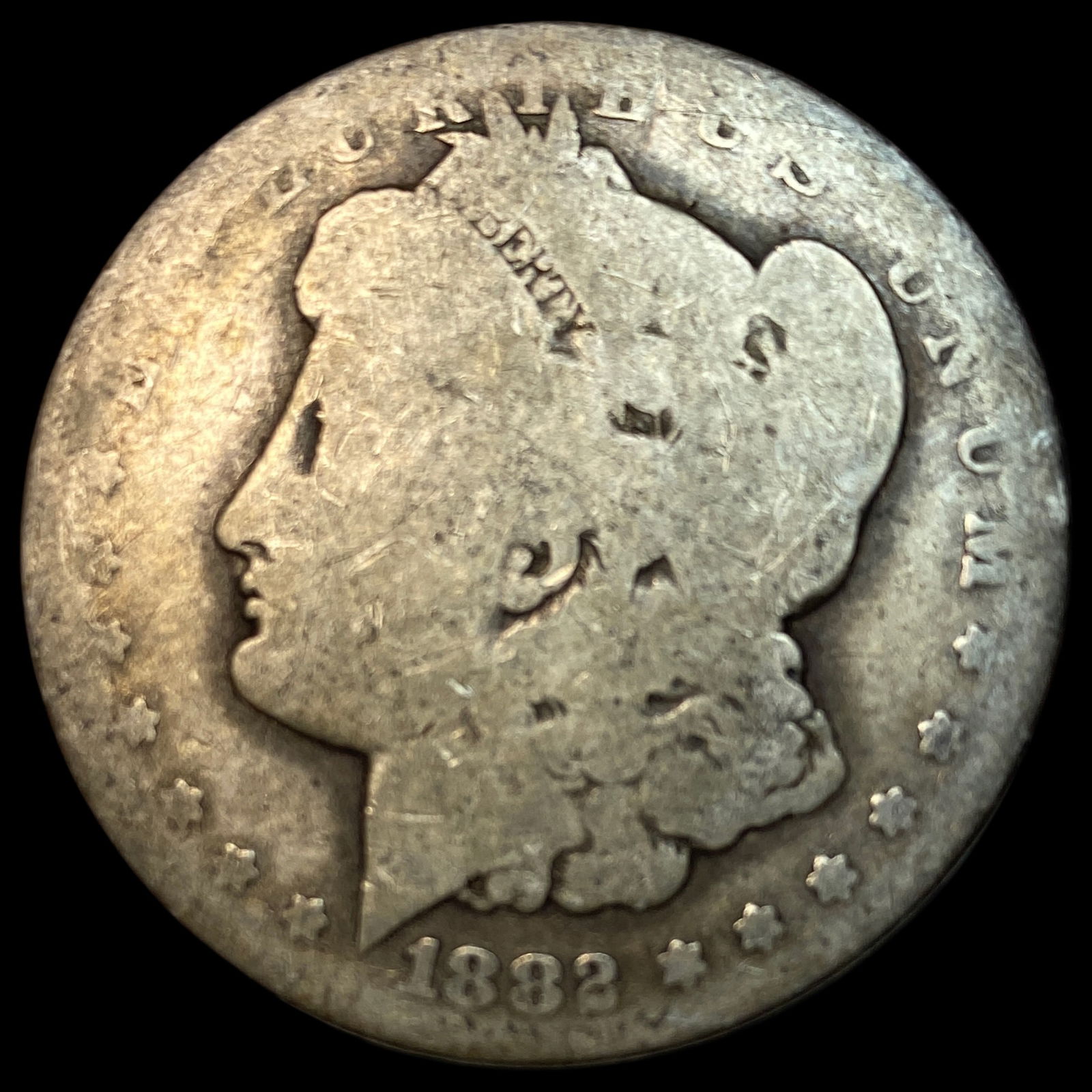1882-CC Morgan Silver Dollar NICELY  CIRCULATED (1 of 2)