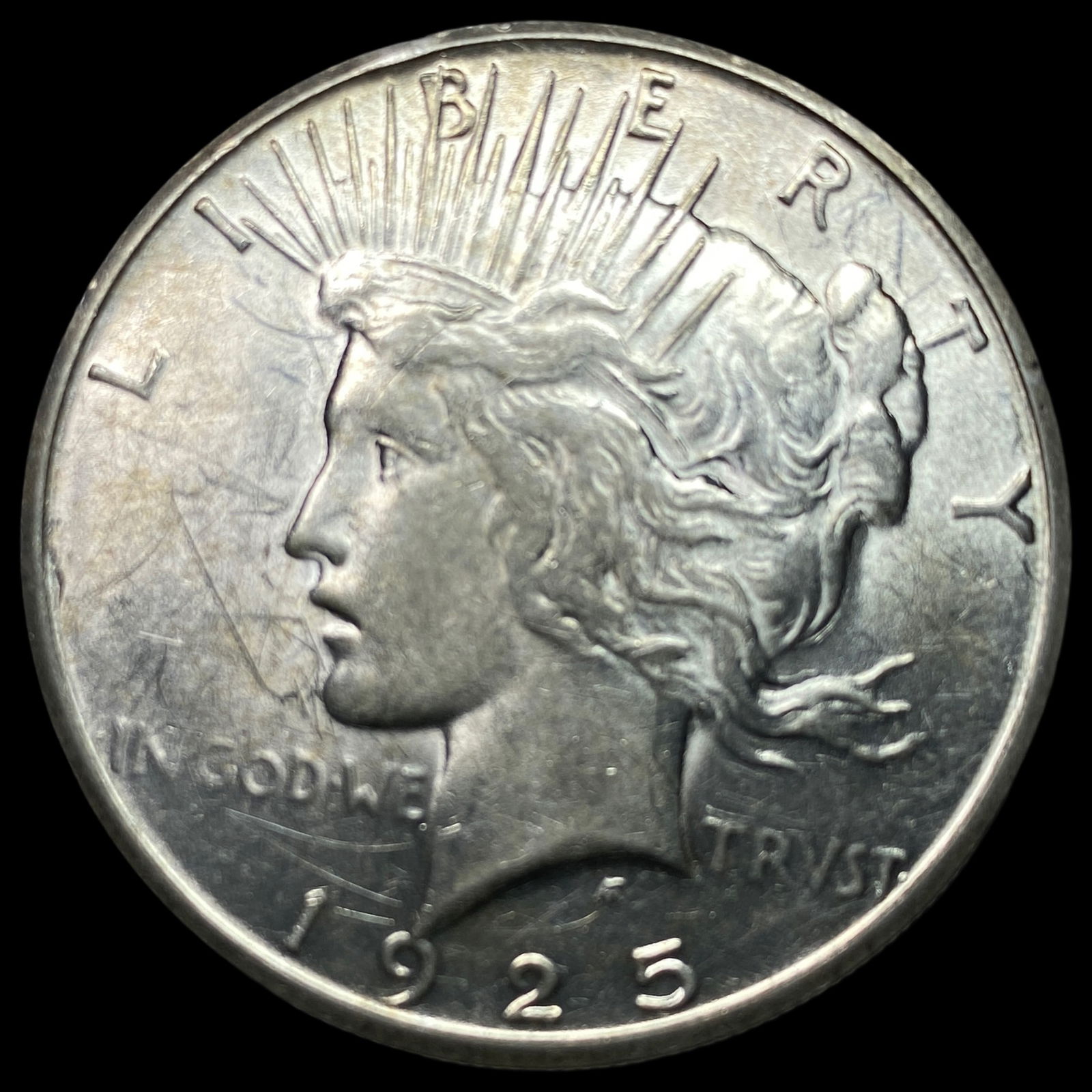 1925-S Peace Silver Dollar CHOICE AU (1 of 2)
