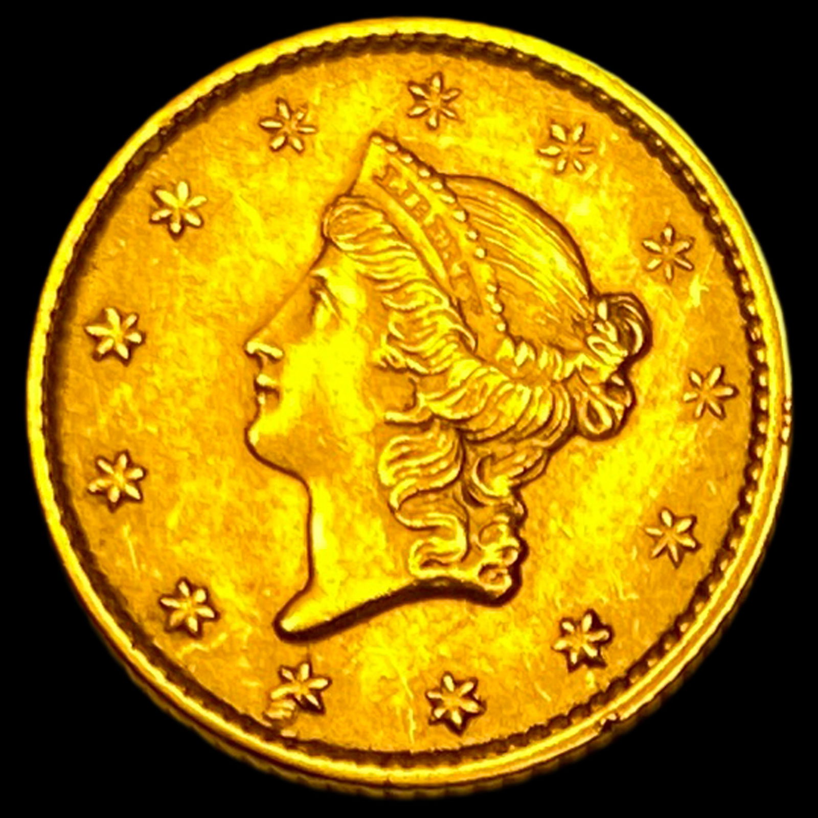 1852 Gold $1 Liberty Type 1 UNCIRCULATED (1 of 2)