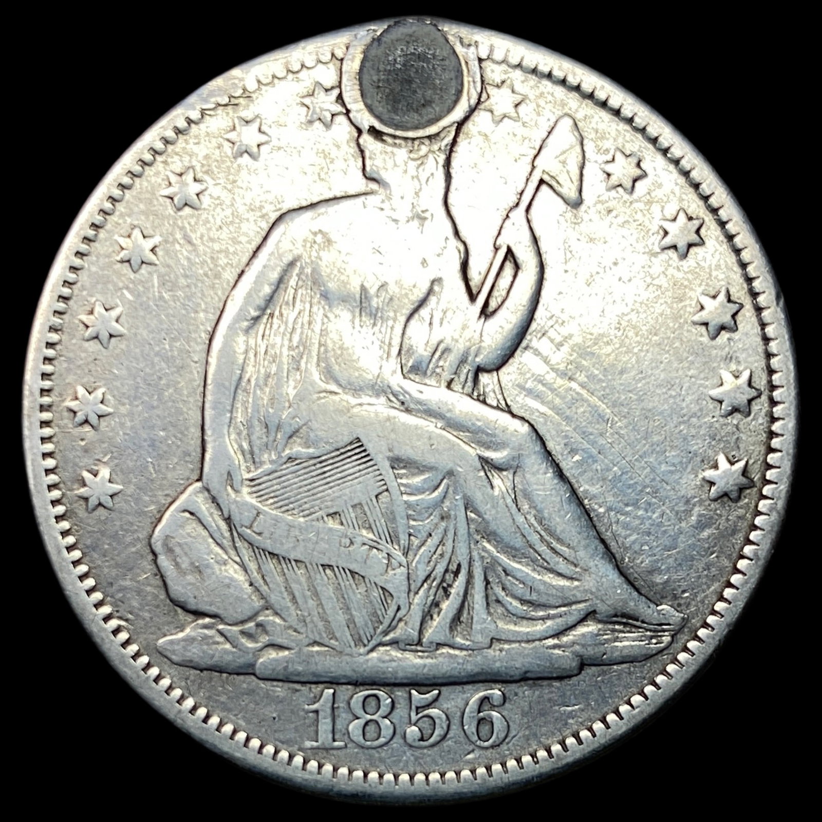 1856 Seated Liberty Half Dollar HIGH GRADE: 1856 Seated Liberty Half Dollar HIGH GRADE