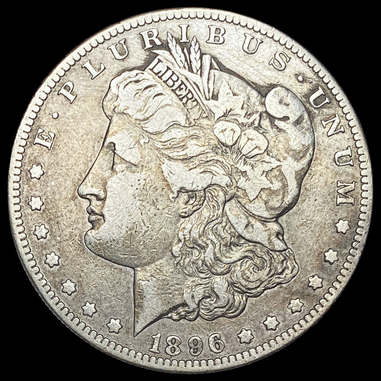 1896-S Silver Morgan Dollar NEARLY  UNCIRCULATED (1 of 2)