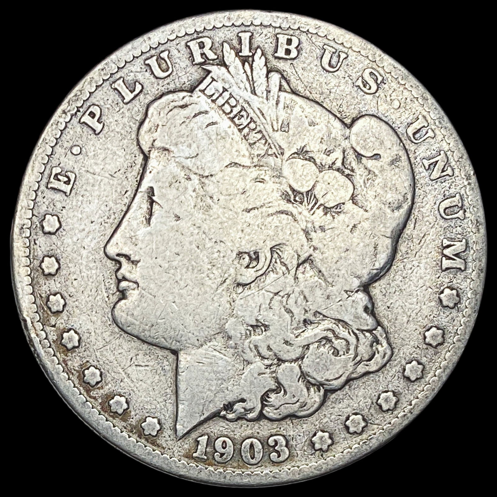 1903-S Silver Morgan Dollar NICELY CIRCULATED (1 of 2)