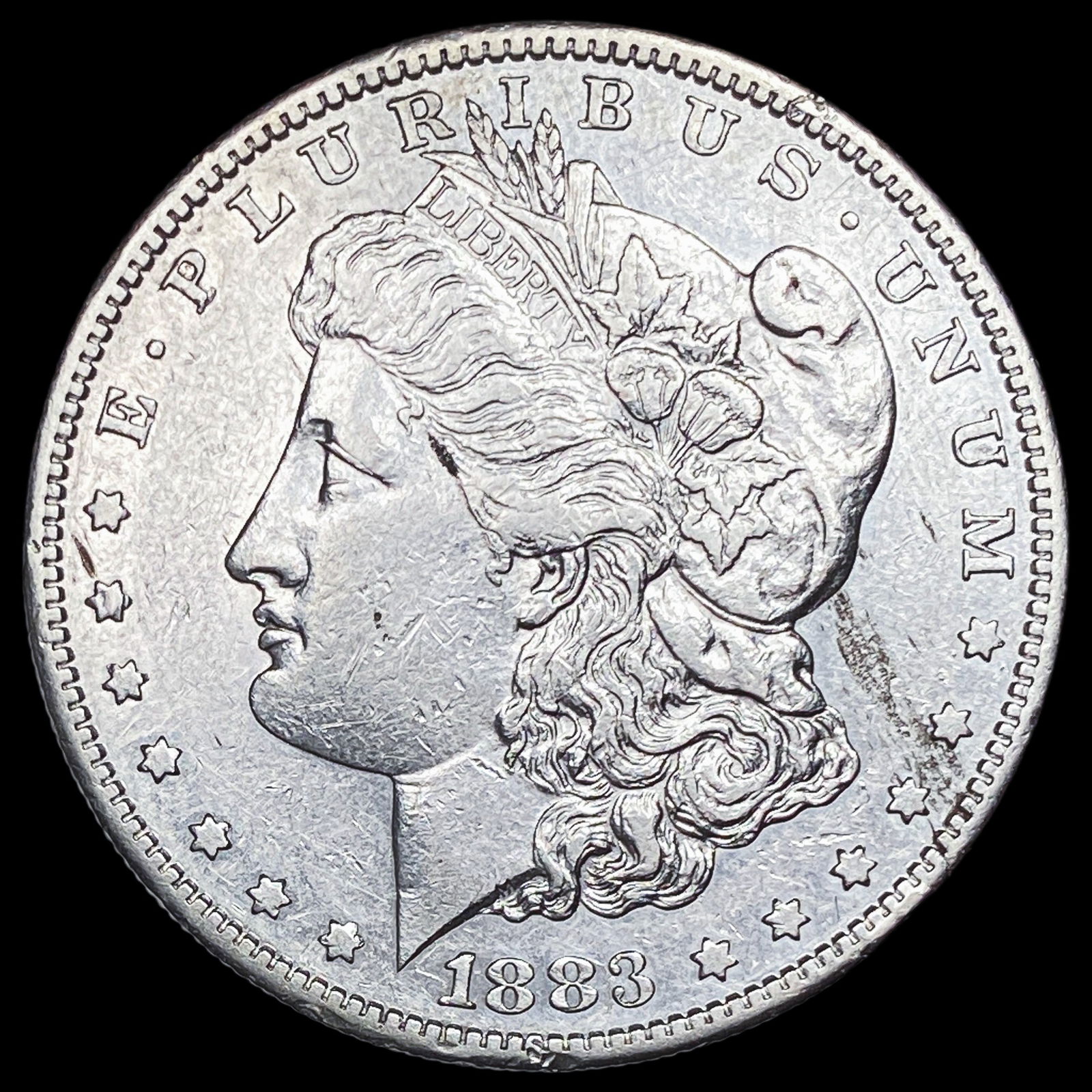 1883-S Silver Morgan Dollar CLOSELY  UNCIRCULATED (1 of 2)