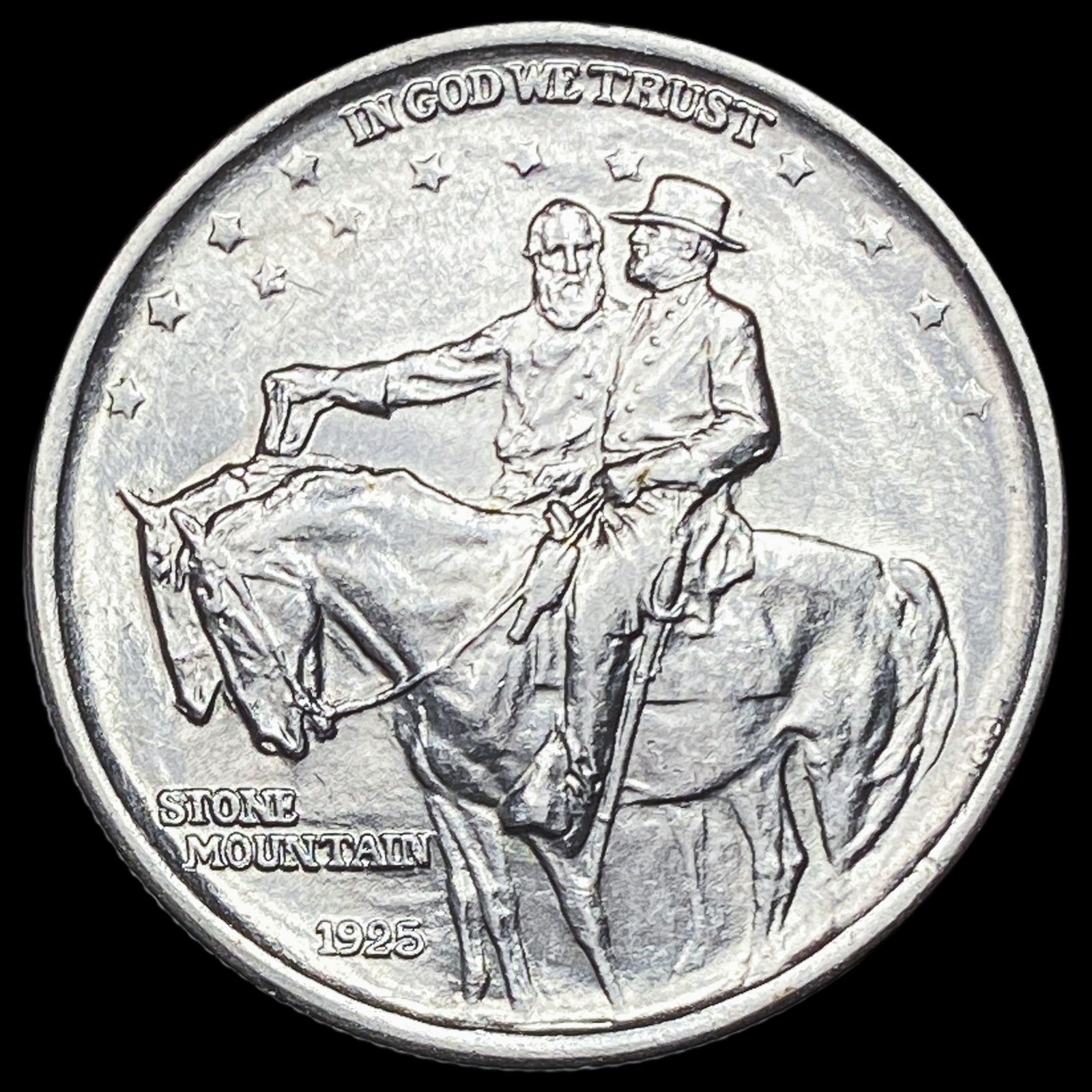 1925 Stone Mountain Silver Half Dollar  UNCIRCULATED (1 of 2)