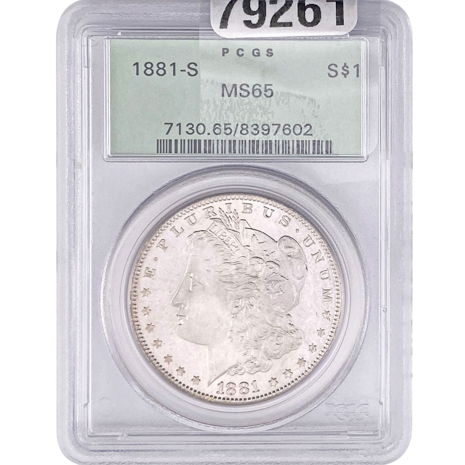 1881-S Morgan Silver Dollar PCGS MS65 (1 of 2)