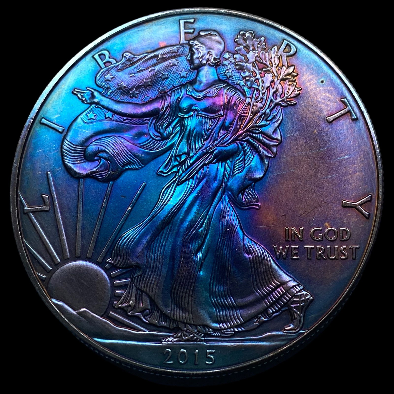 2015 1 oz Silver American Eagle $1 SUPERB GEM  BU (1 of 2)