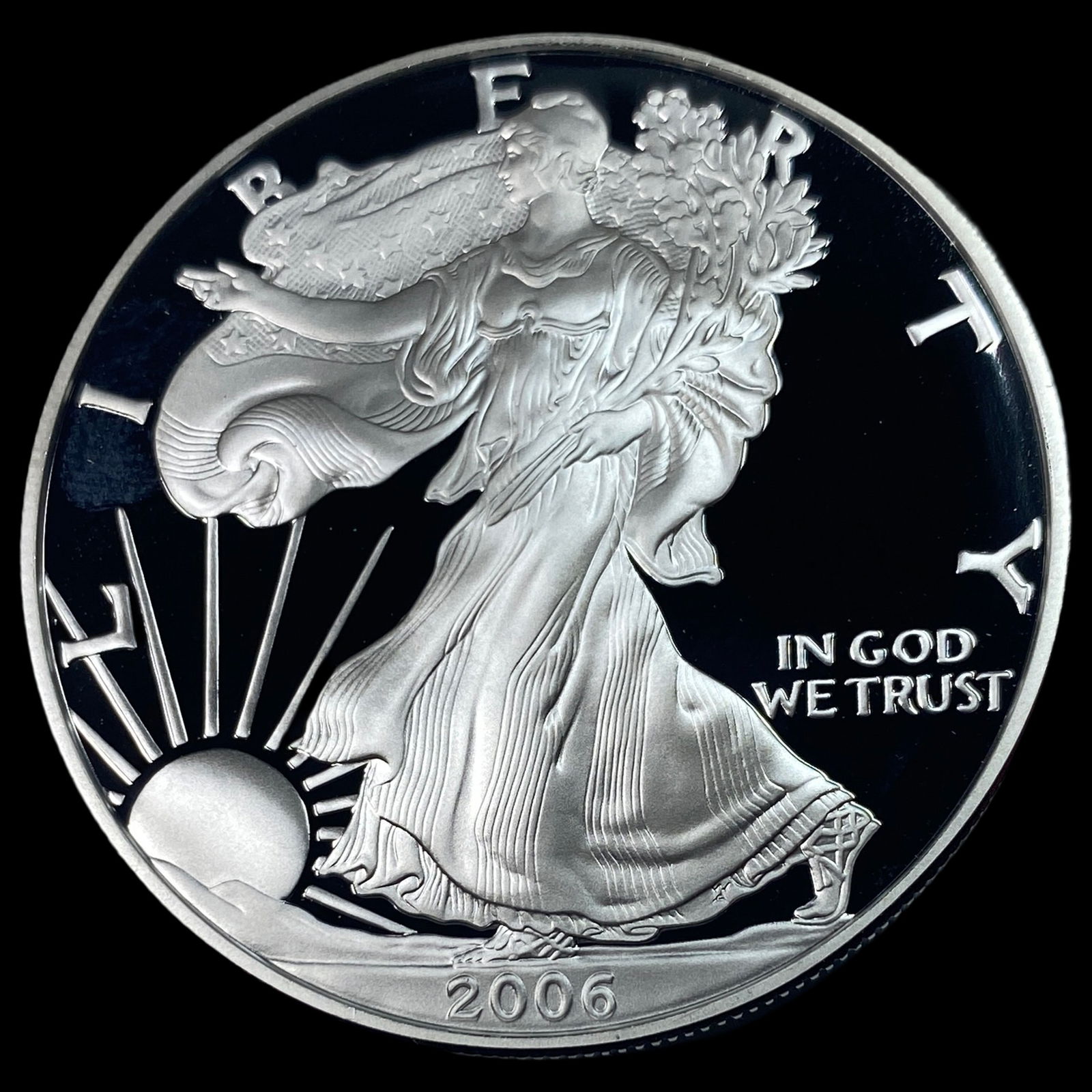 2006-W 1 oz Silver American Eagle Proof GEM  PROOF (1 of 2)