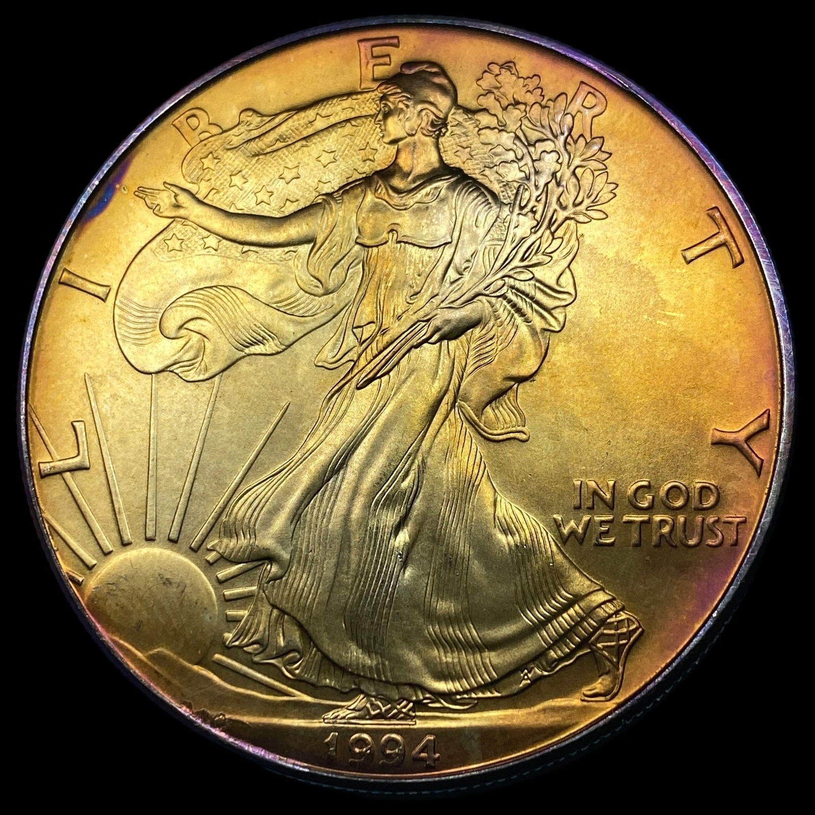 1994 1 oz Silver American Eagle $1 SUPERB GEM  BU (1 of 2)