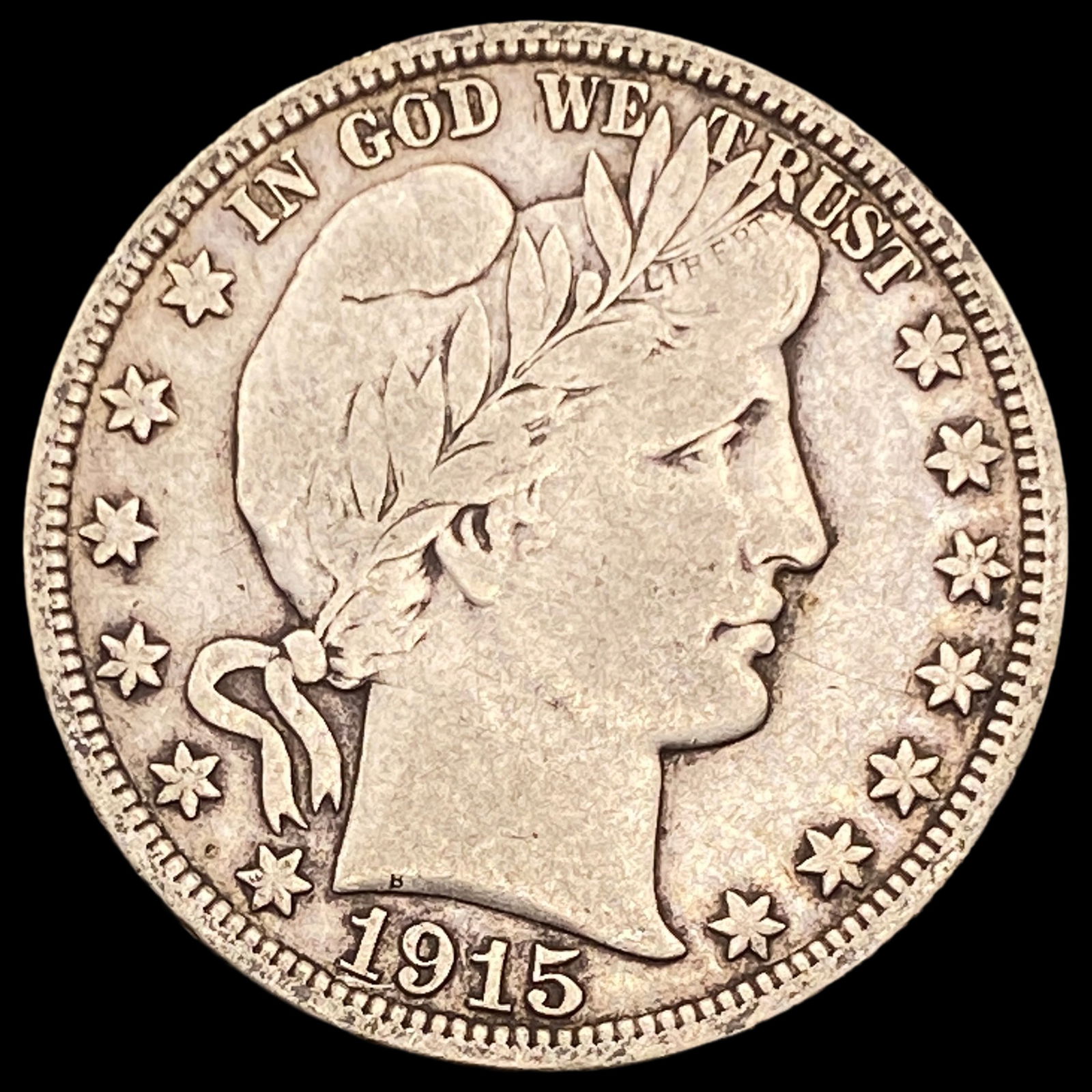 1915-D Silver Barber Half Dollar ABOUT  UNCIRCULATED (1 of 2)