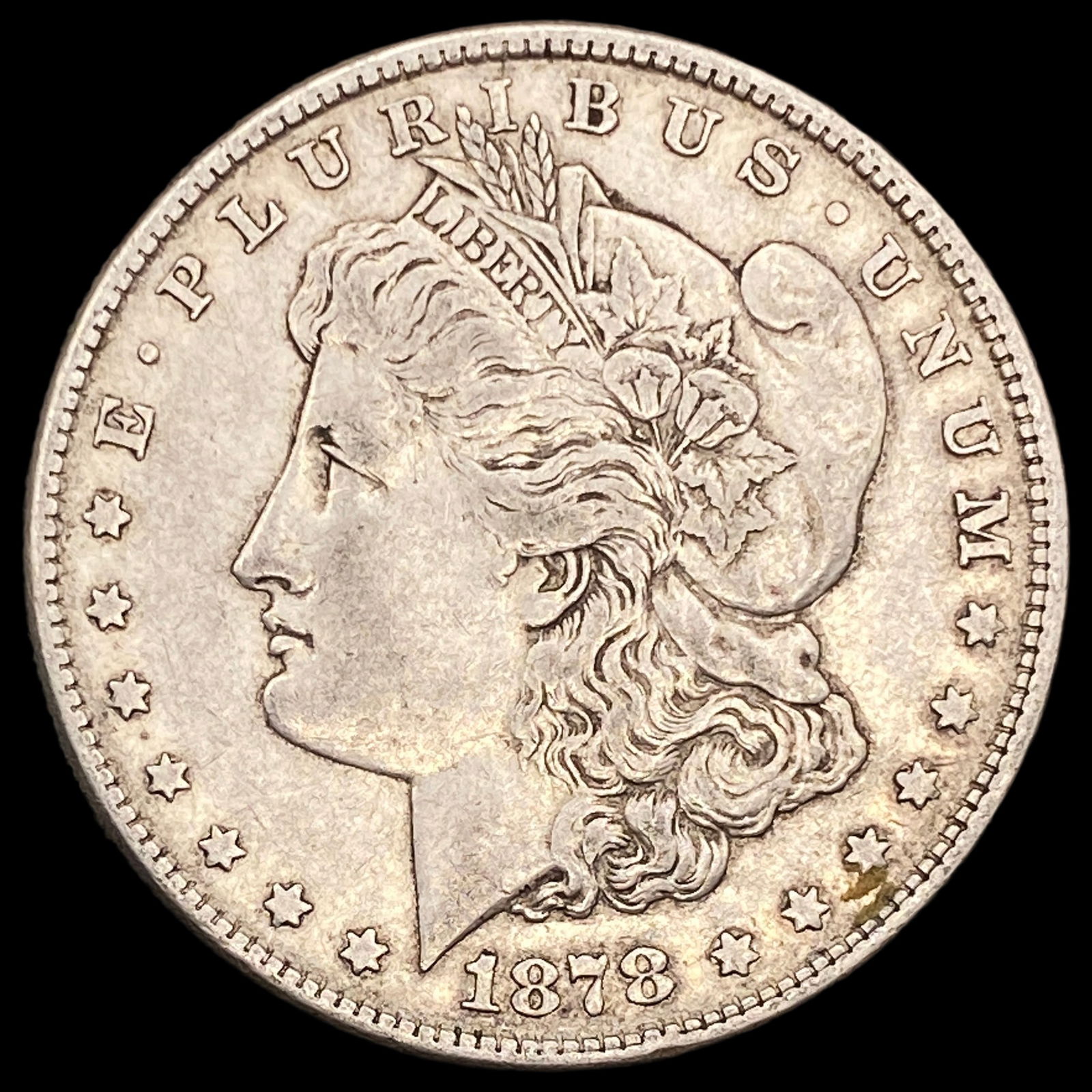 1878 Silver Morgan Dollar NEARLY UNCIRCULATED (1 of 2)