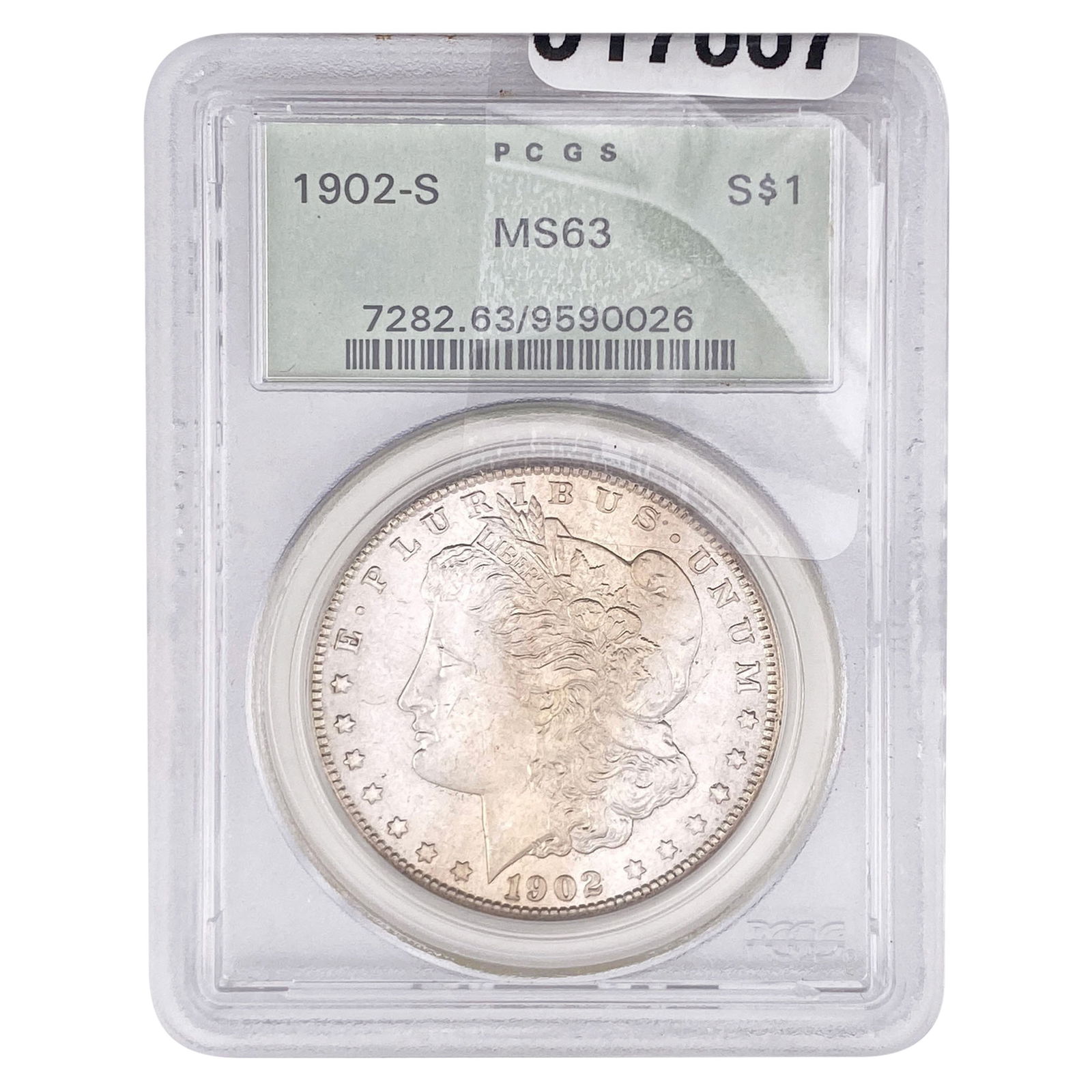 1902-S Morgan Silver Dollar PCGS MS63 (1 of 2)