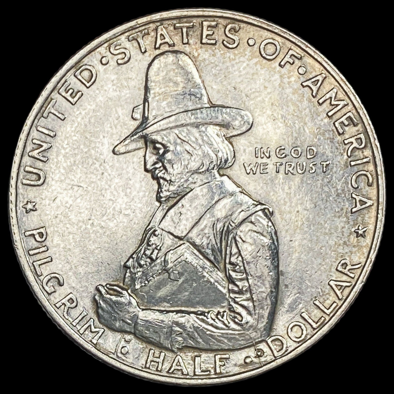 1920 Silver Pilgrim Tercentenary Half Dollar  UNCIRCULATED (1 of 2)