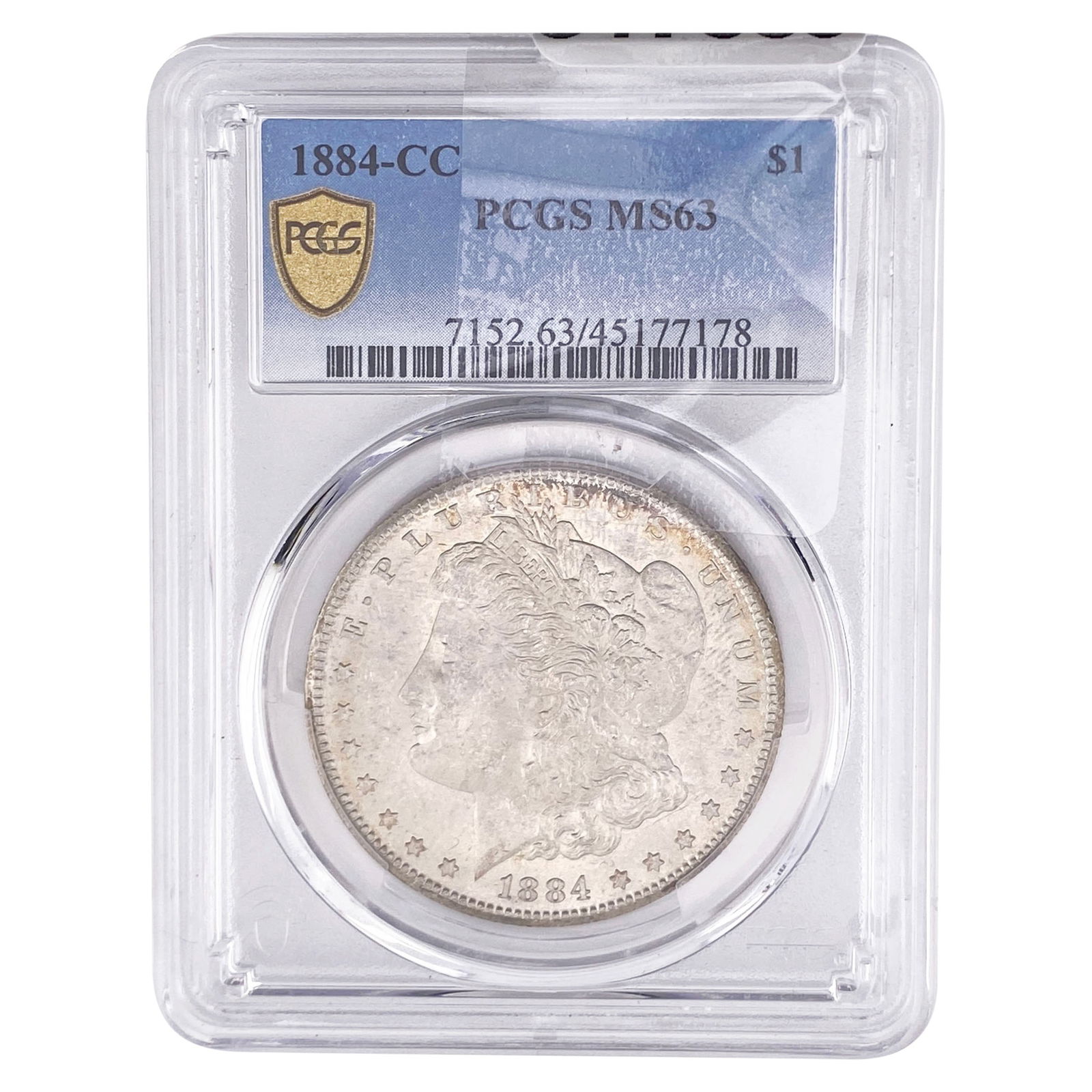 1884-CC Morgan Silver Dollar PCGS MS63 (1 of 2)