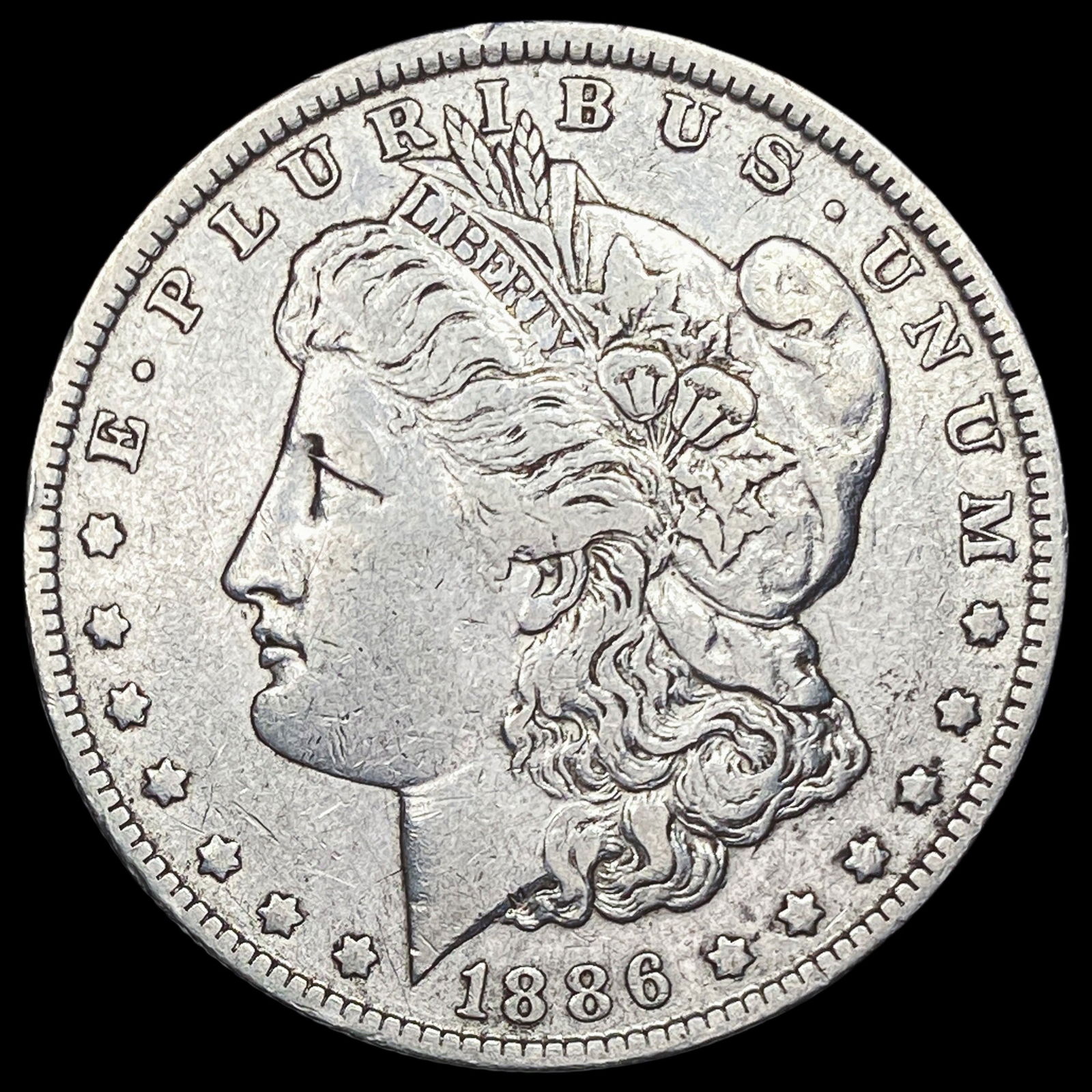 1886-O Silver Morgan Dollar NICELY CIRCULATED (1 of 2)